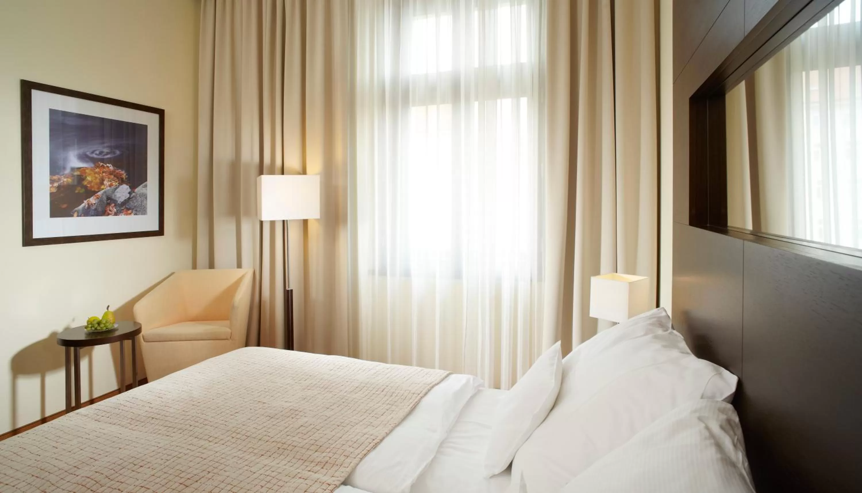 Bed in Clarion Hotel Prague City