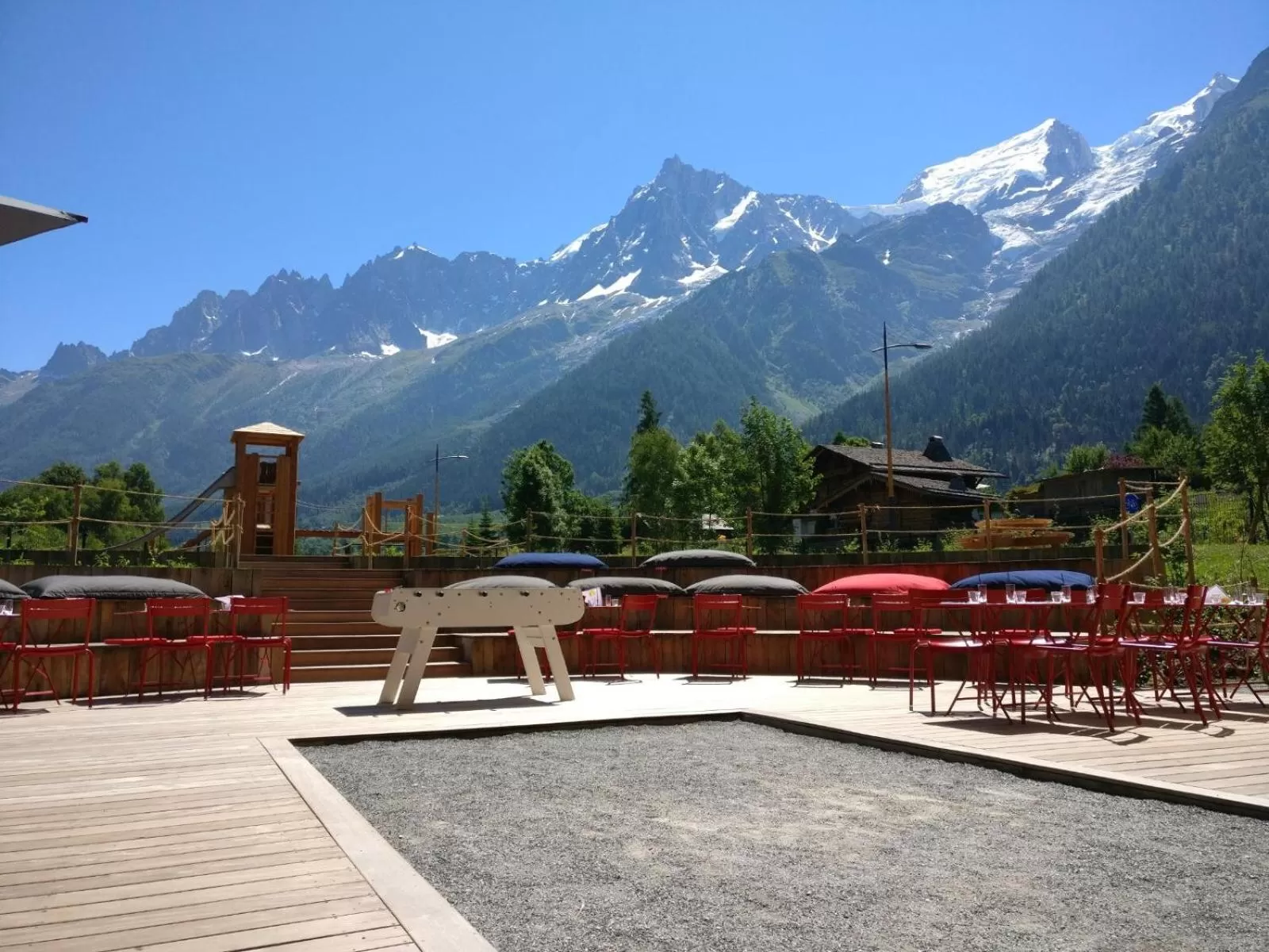 Patio in RockyPop Chamonix - Les Houches