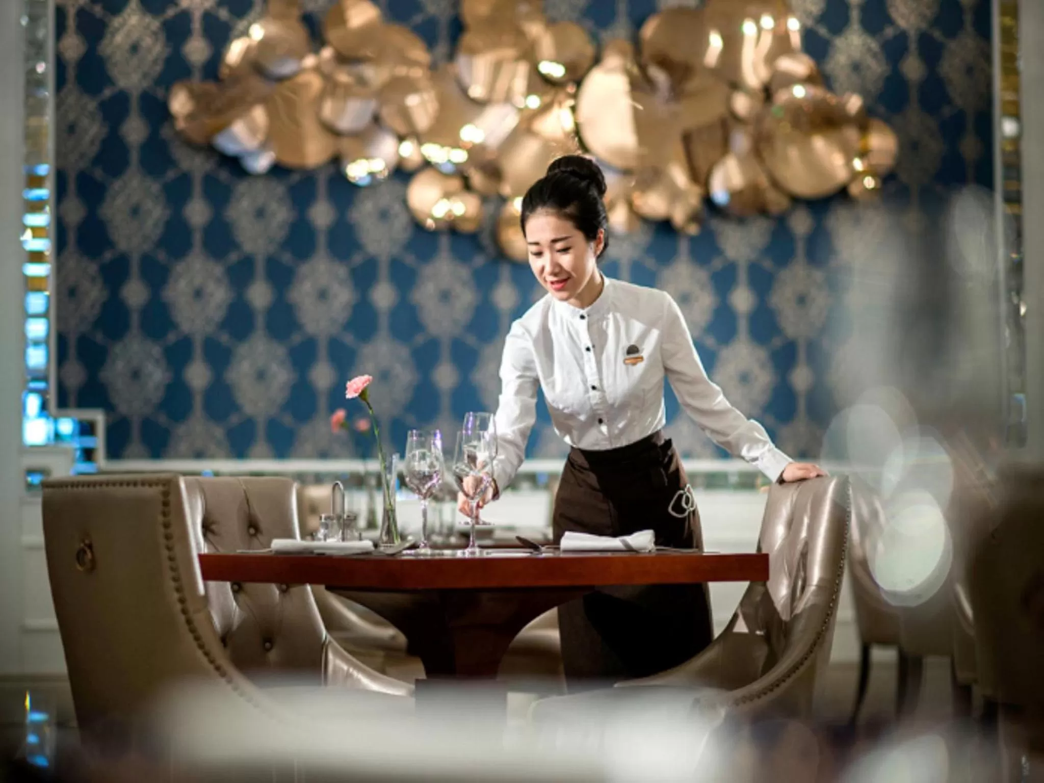 Staff in Sofitel Shanghai Hongqiao