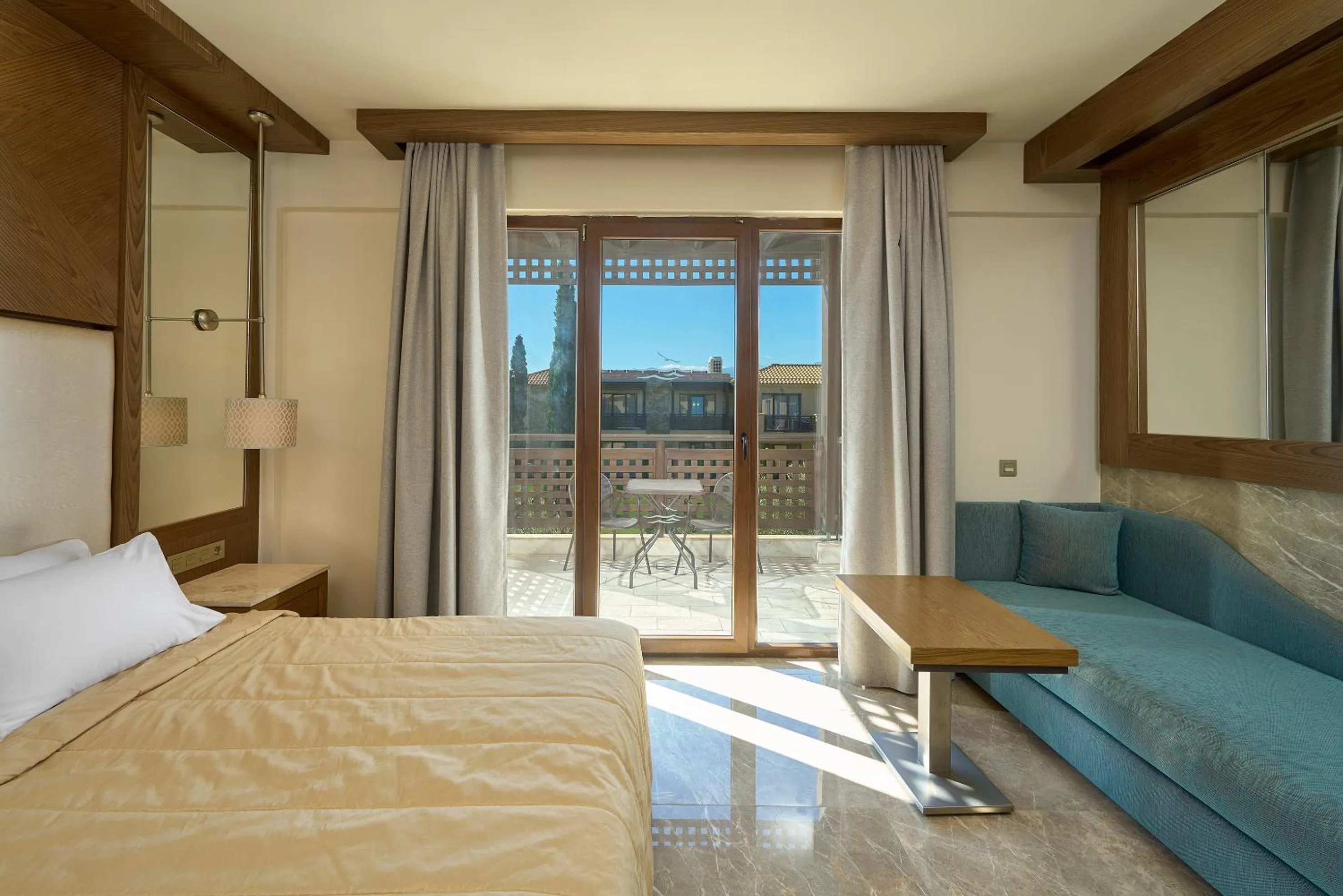 Bed in Mediterranean Village Hotel & Spa