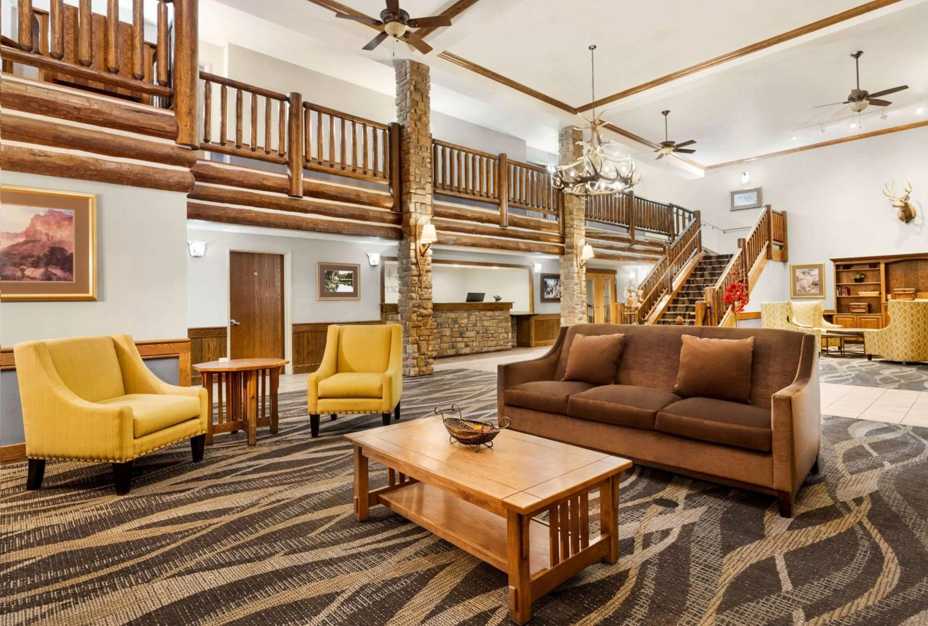 Lobby or reception in AmericInn by Wyndham Laramie Near University of Wyoming