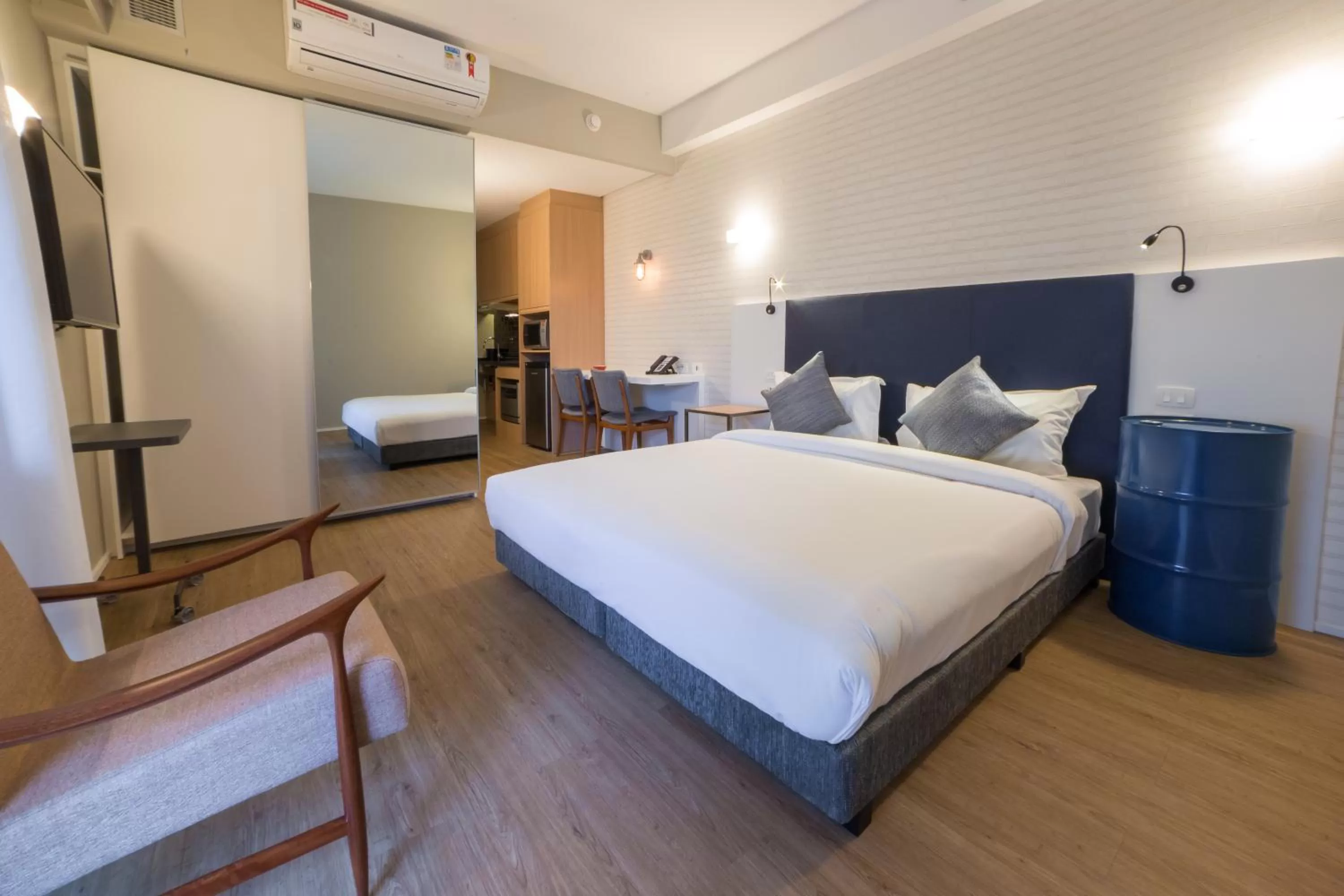 Bedroom, Bed in Aparthotel Adagio Sao Bernardo Do Campo