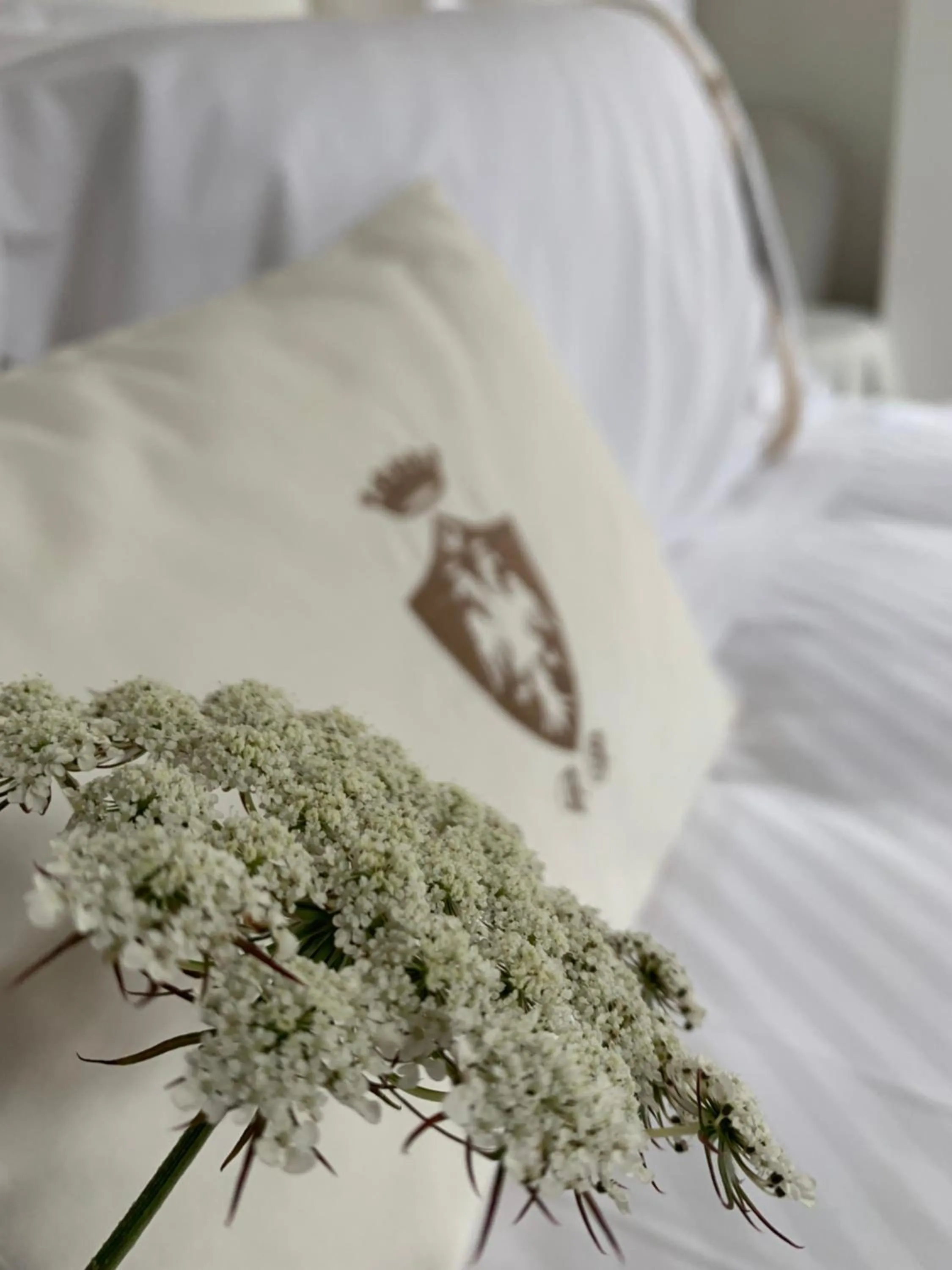 Decorative detail, Bed in Palazzo Castriota