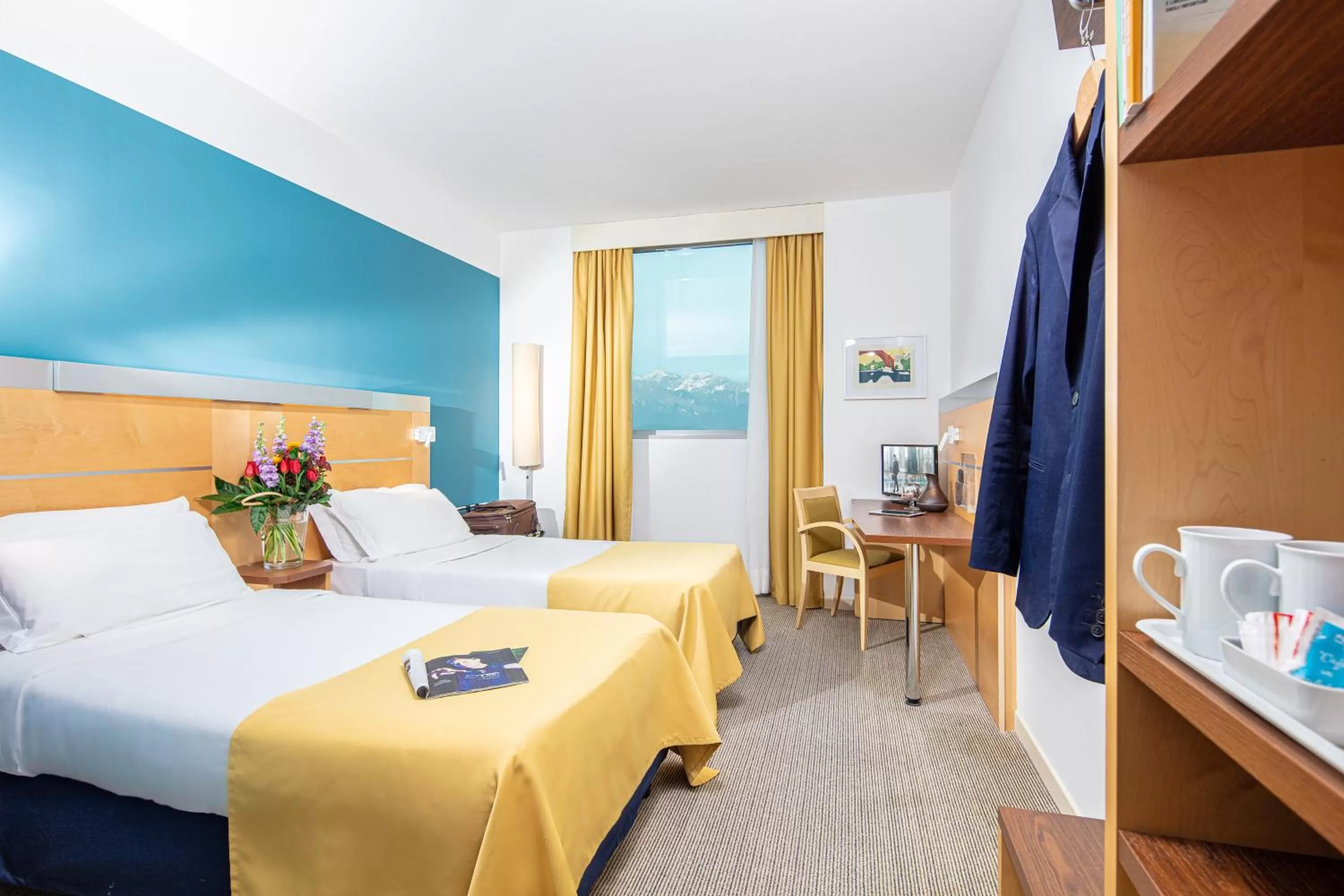 Photo of the whole room, Bed in Meditur Hotel Udine Nord