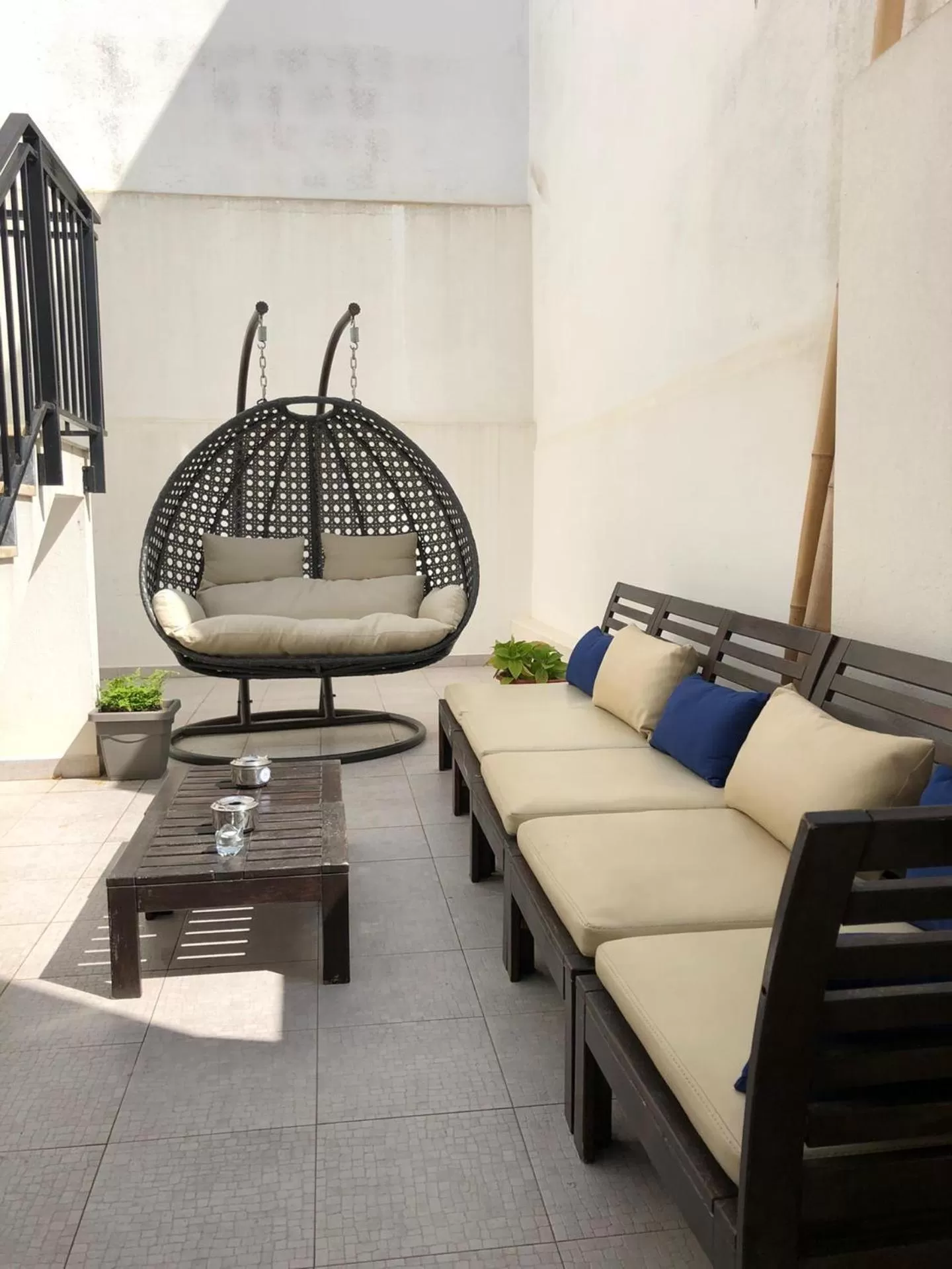 Patio in Blue Bamboo Hotel - Duna Parque Resorts & Hotels