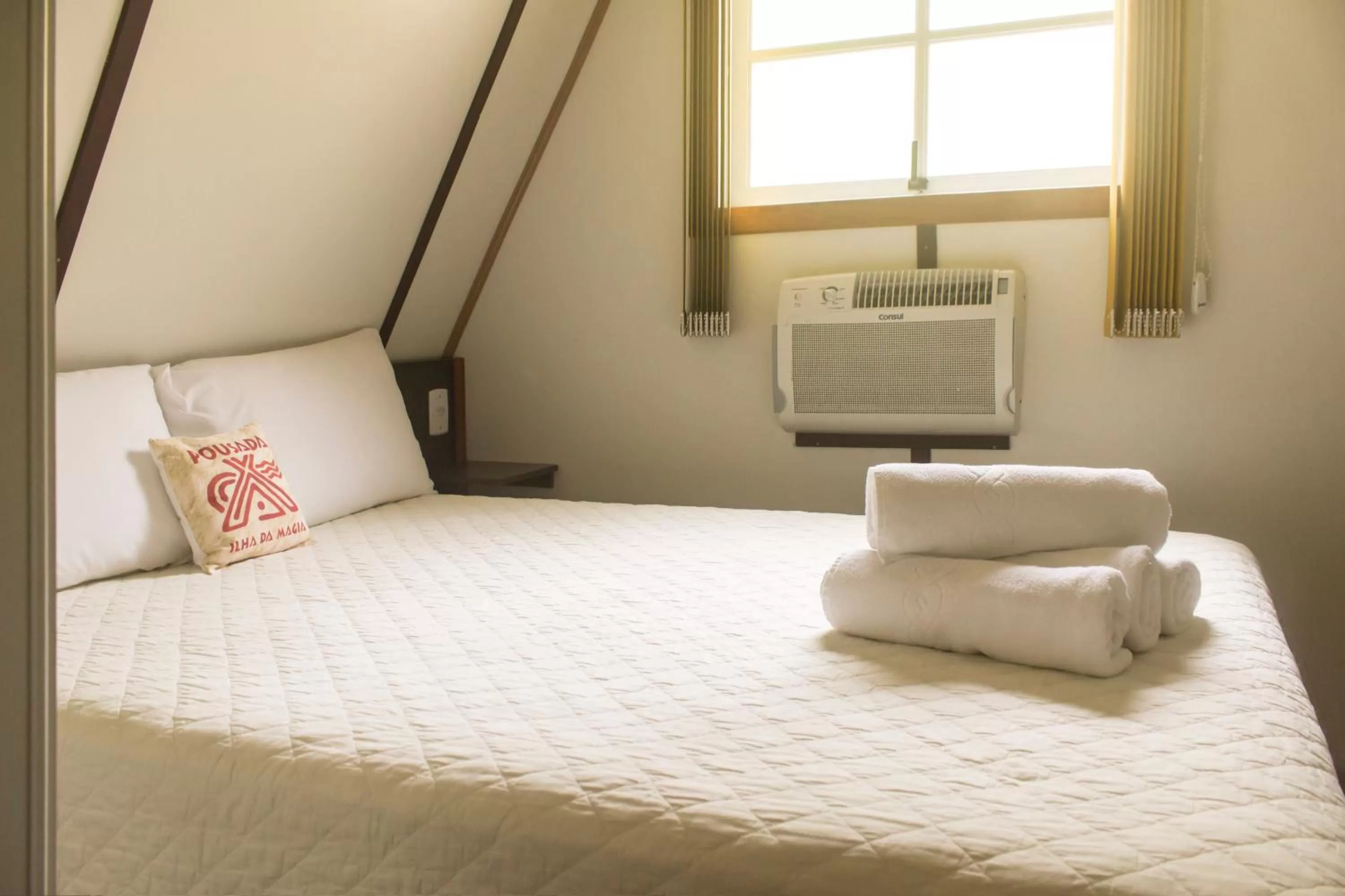 Bed in Pousada Ilha da Magia