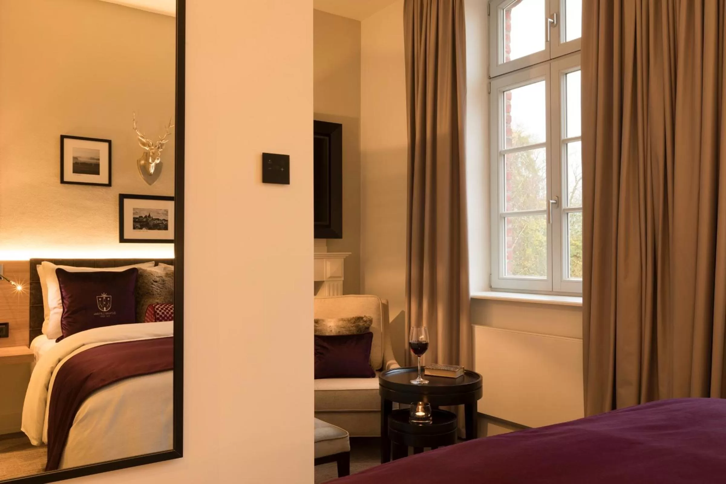 Photo of the whole room, Bed in Hotel Brunnenhaus Schloss Landau