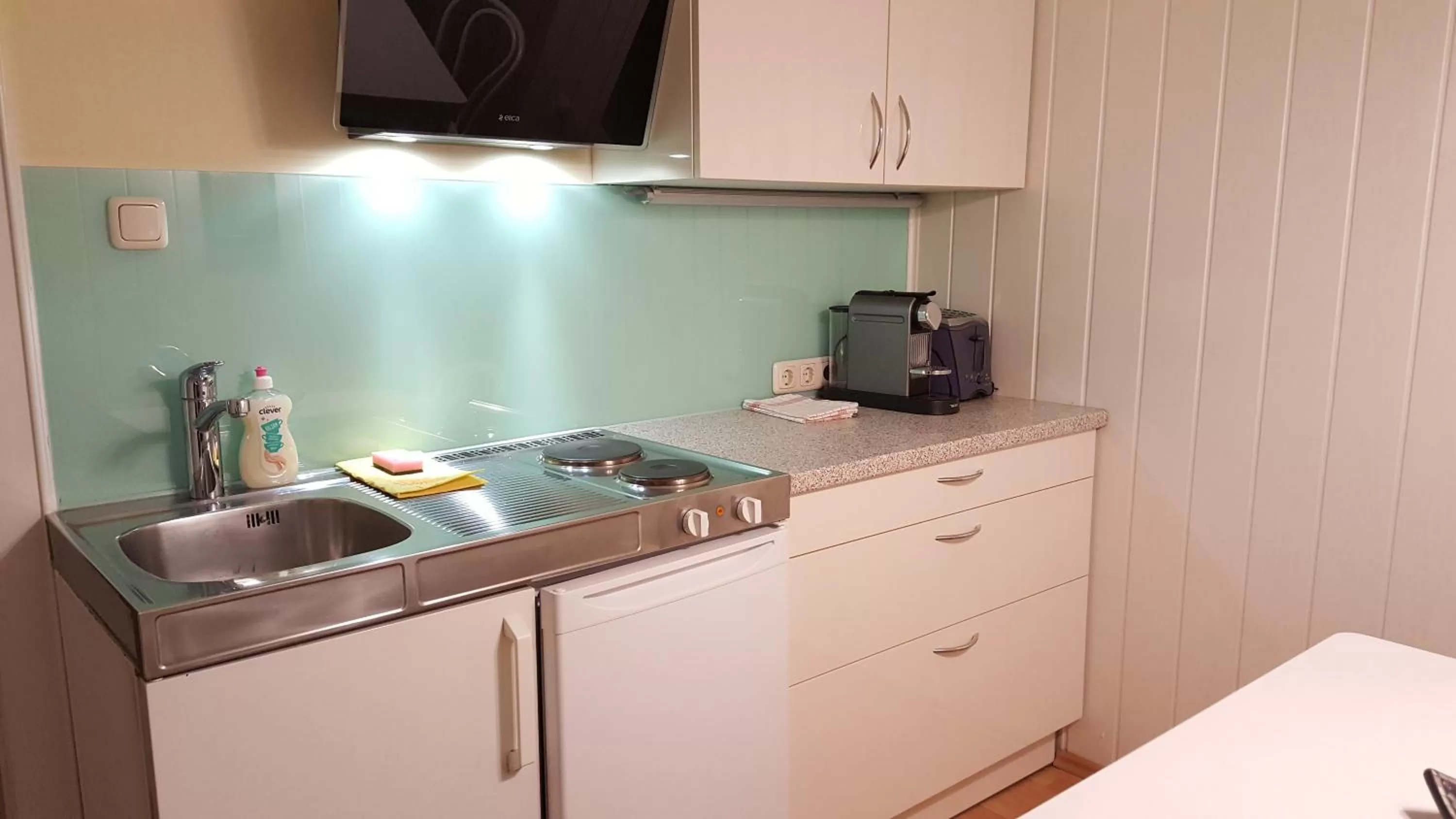 Kitchen or kitchenette in Pension Elfy