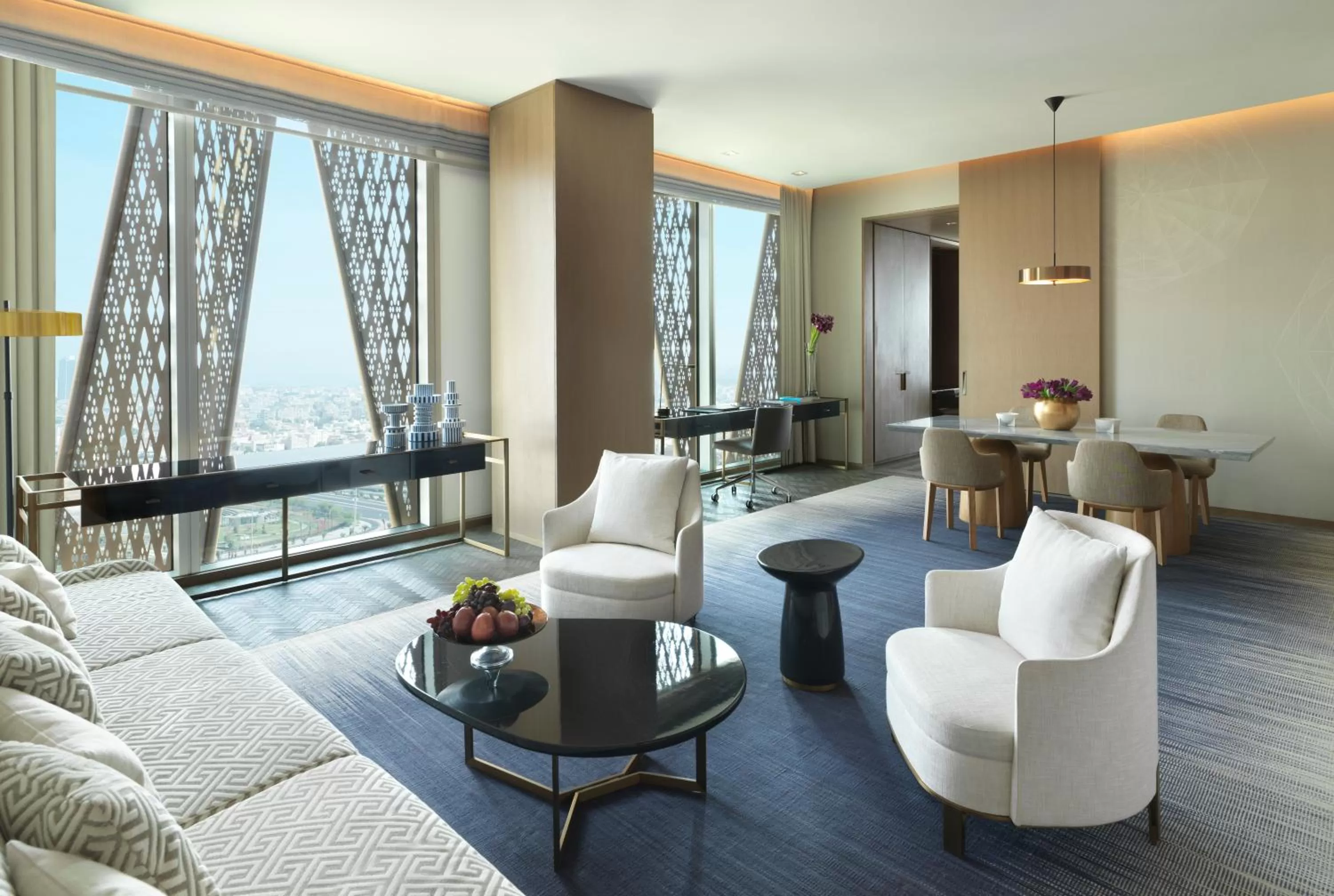 Living room in Four Seasons Hotel Kuwait at Burj Alshaya