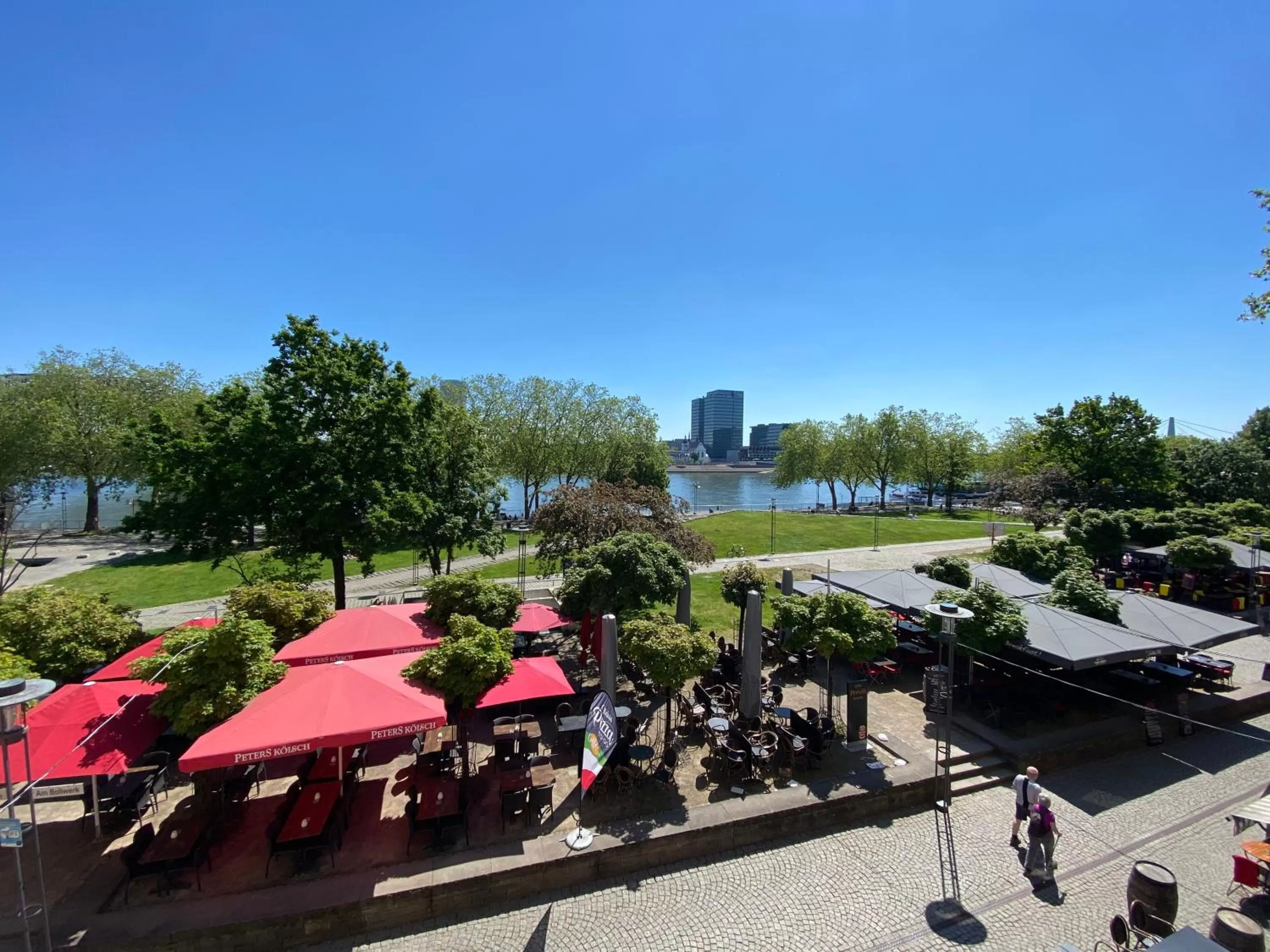 River view in Hotel Drei Kronen