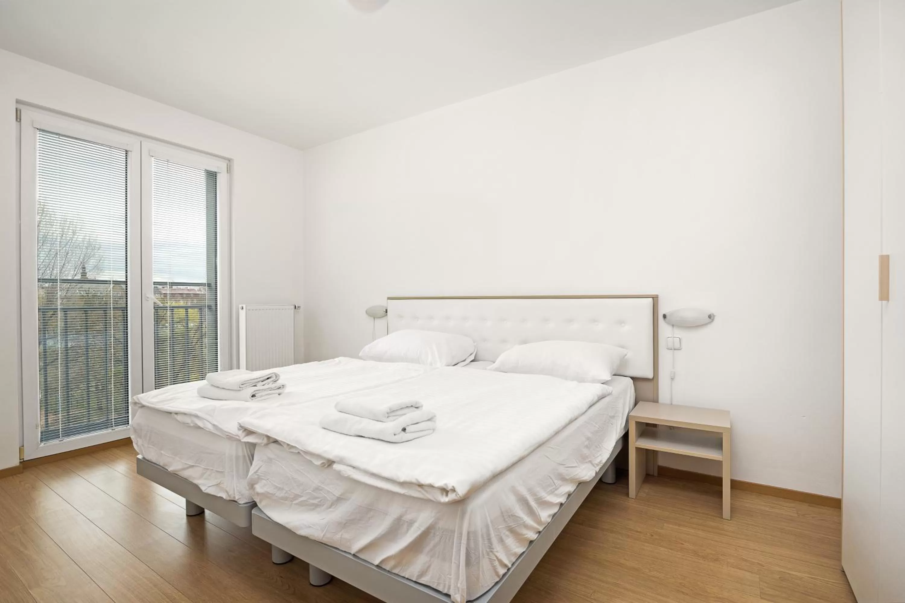 Bed in Prague City Residence