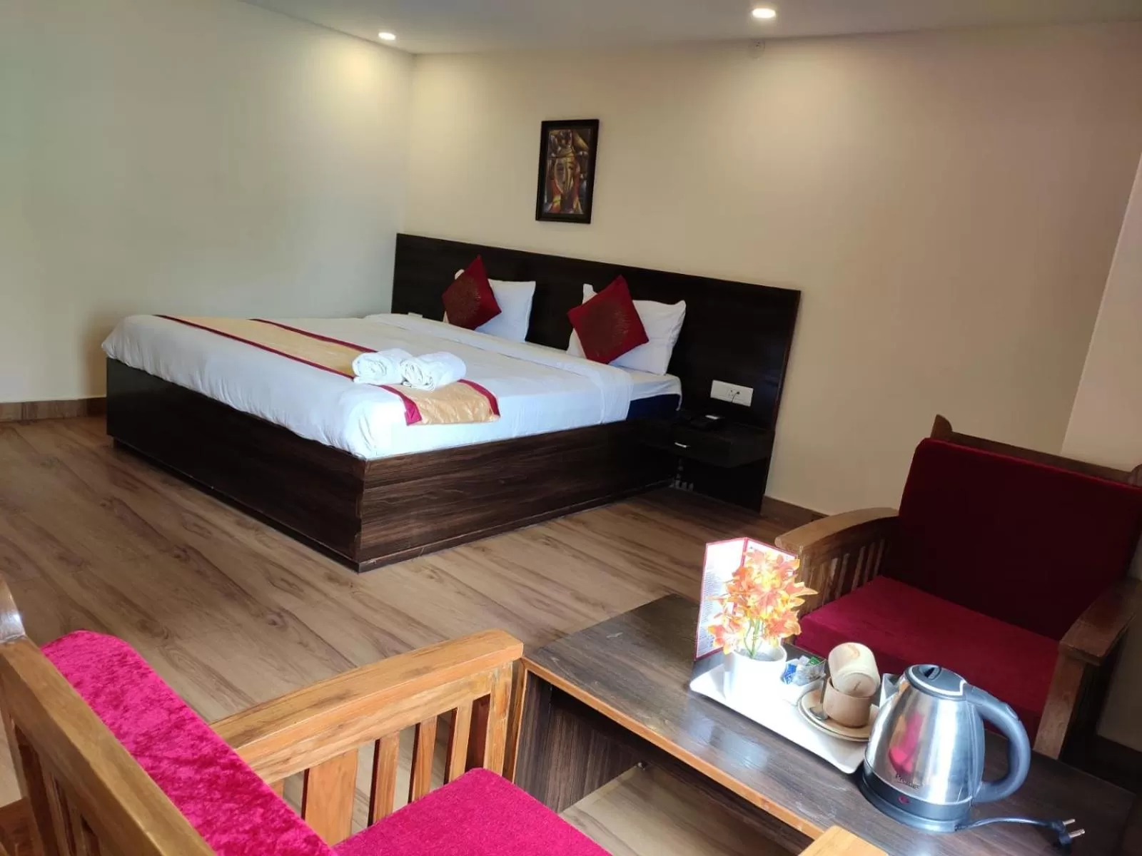 Bed in Hotel The Narayani Continental