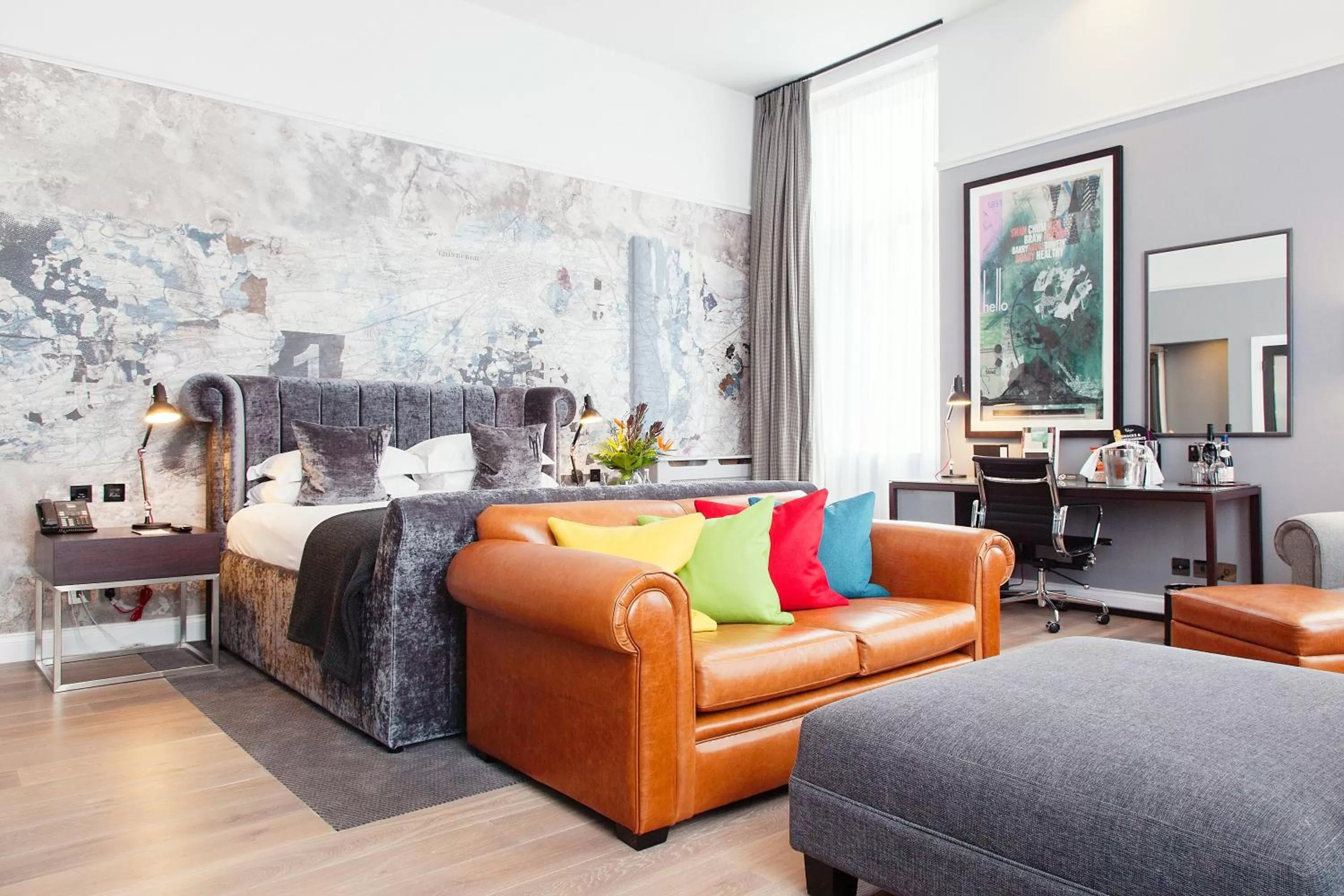 Bed in Malmaison Edinburgh