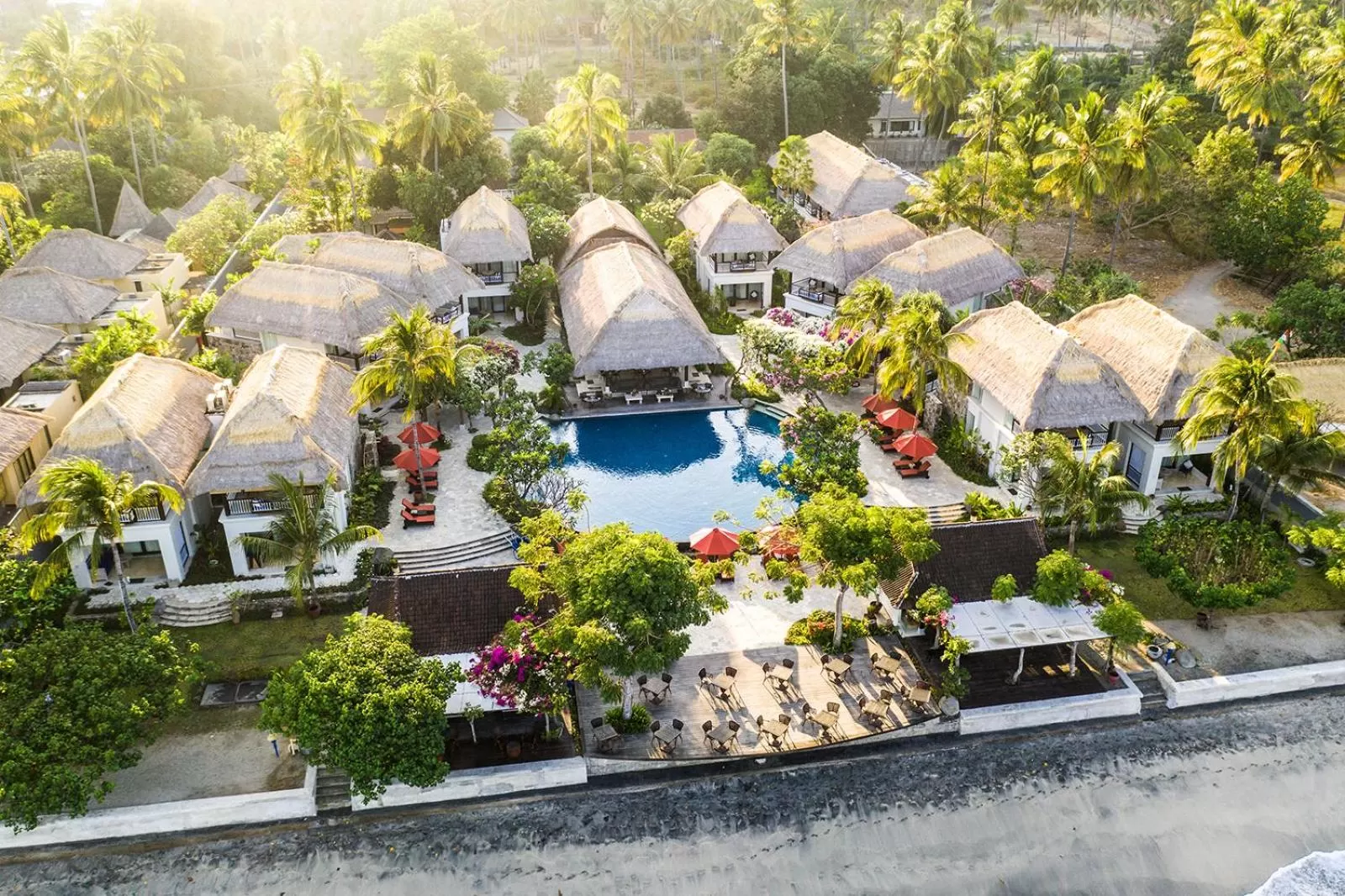 Swimming pool in Sudamala Resort, Senggigi, Lombok