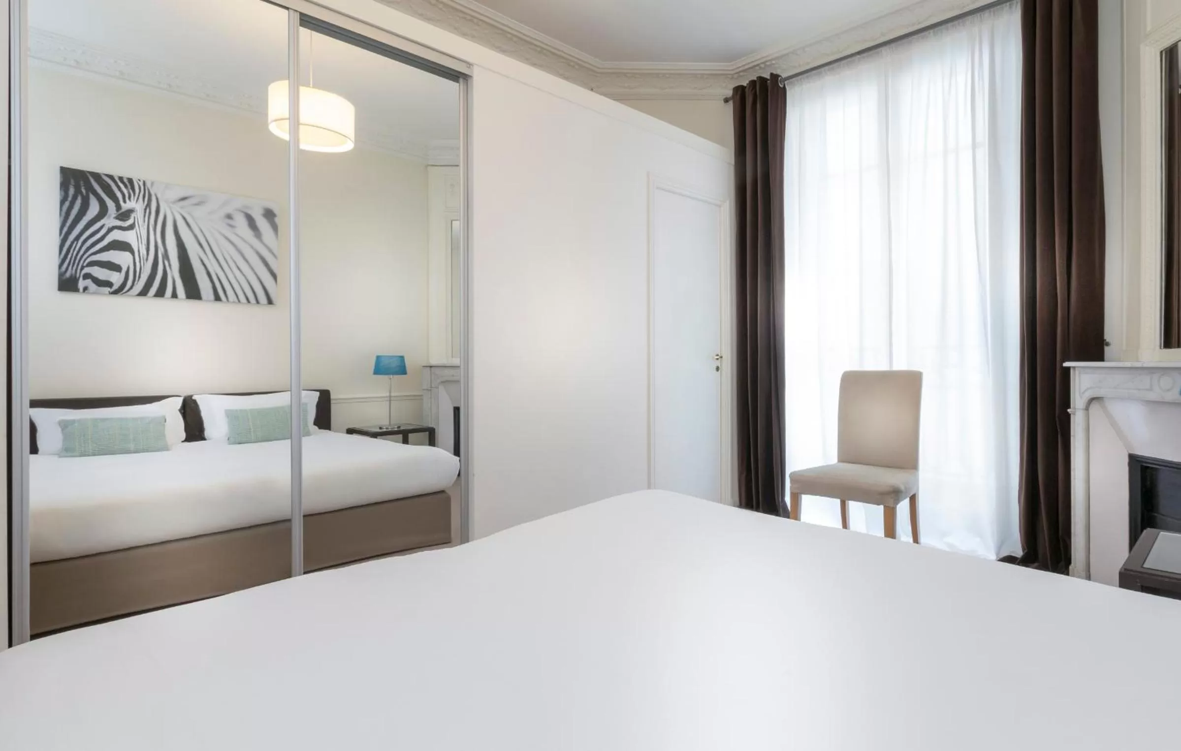 Bedroom, Bed in Résidence Charles Floquet