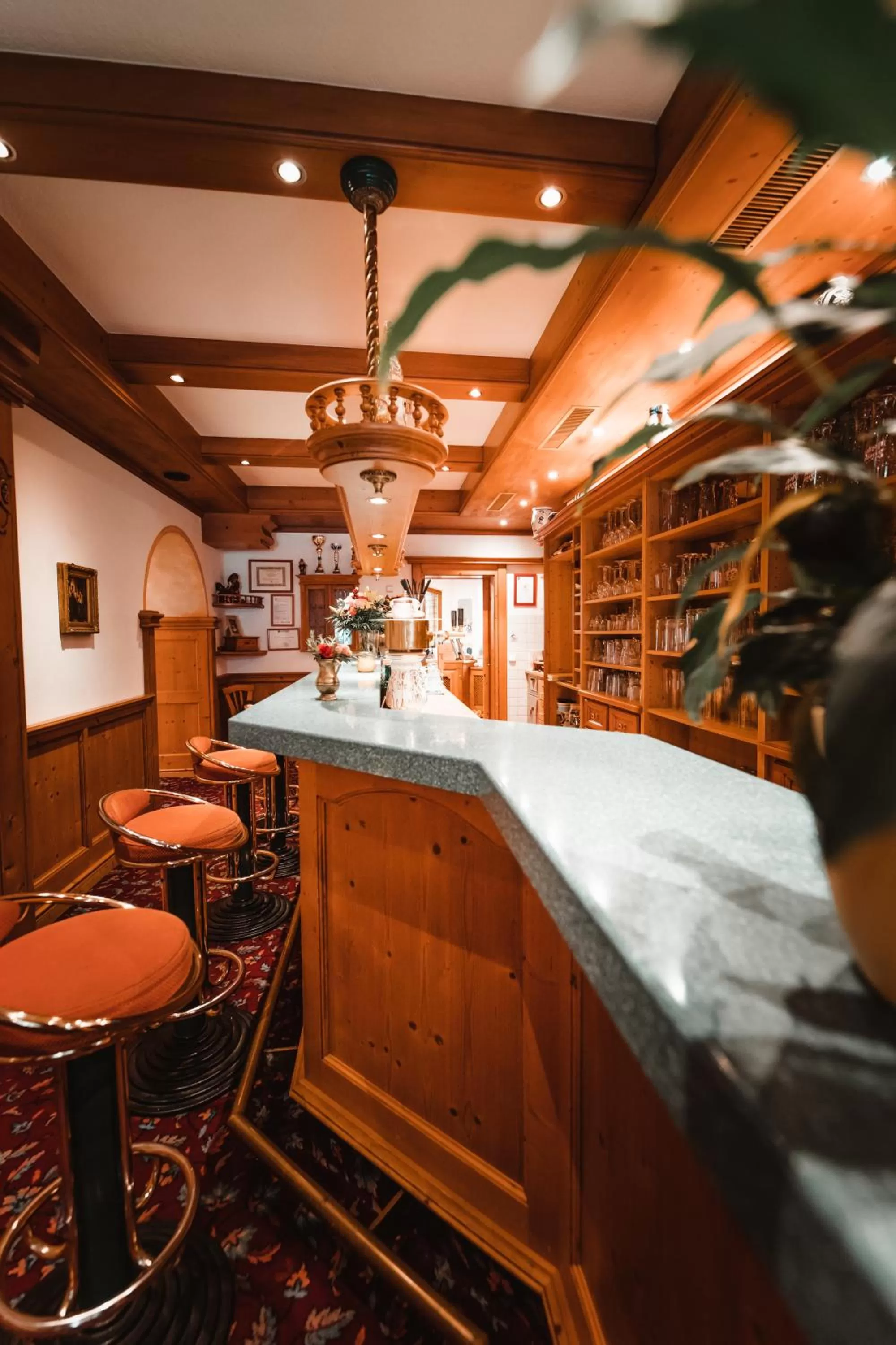 Lounge or bar in Zimmer & Ferienwohnungen Dandler