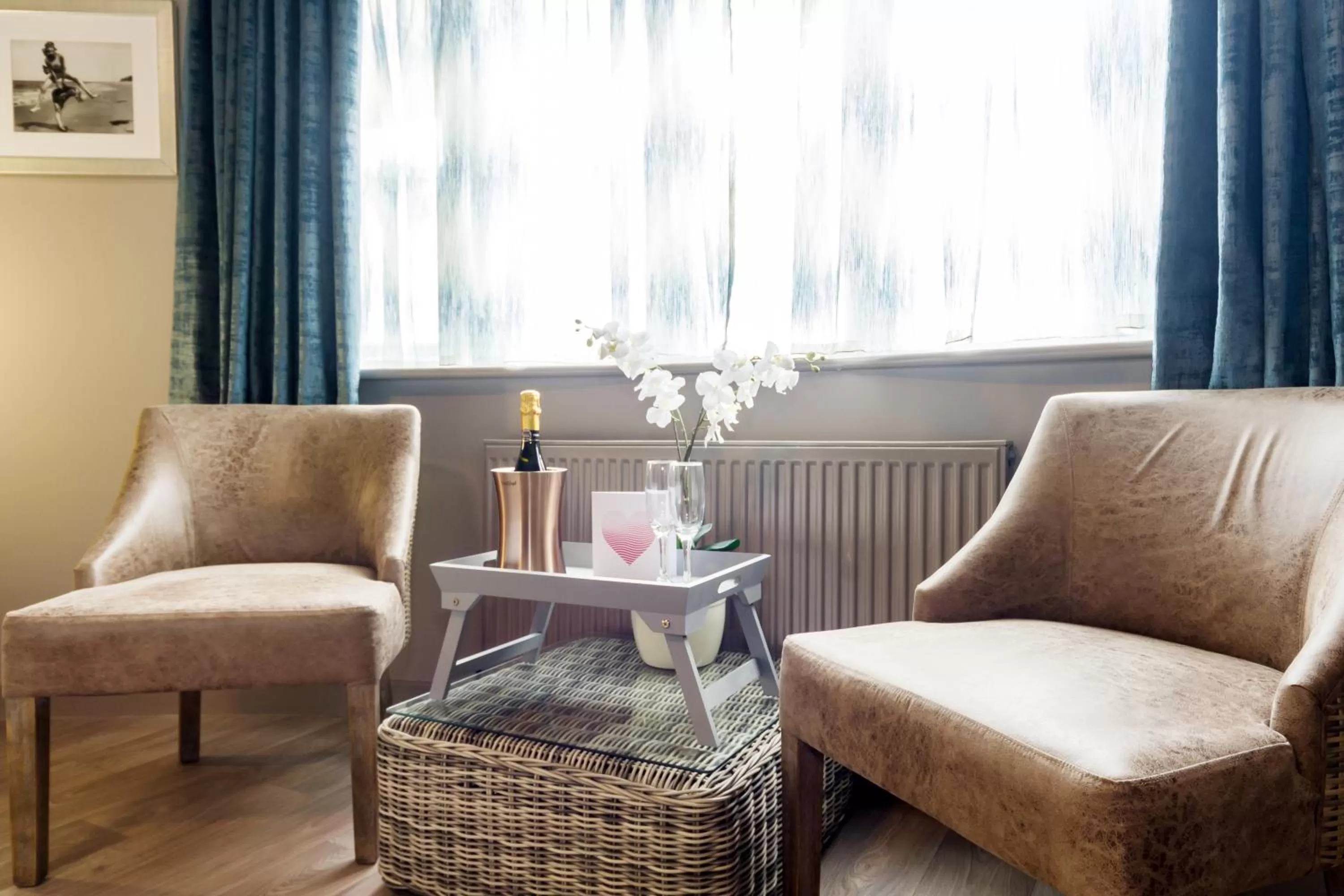 Seating area in Hotel No 8