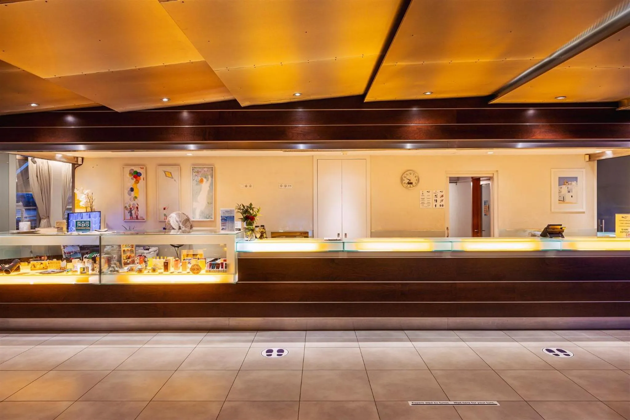 Lobby or reception in Hotel Simbad Ibiza