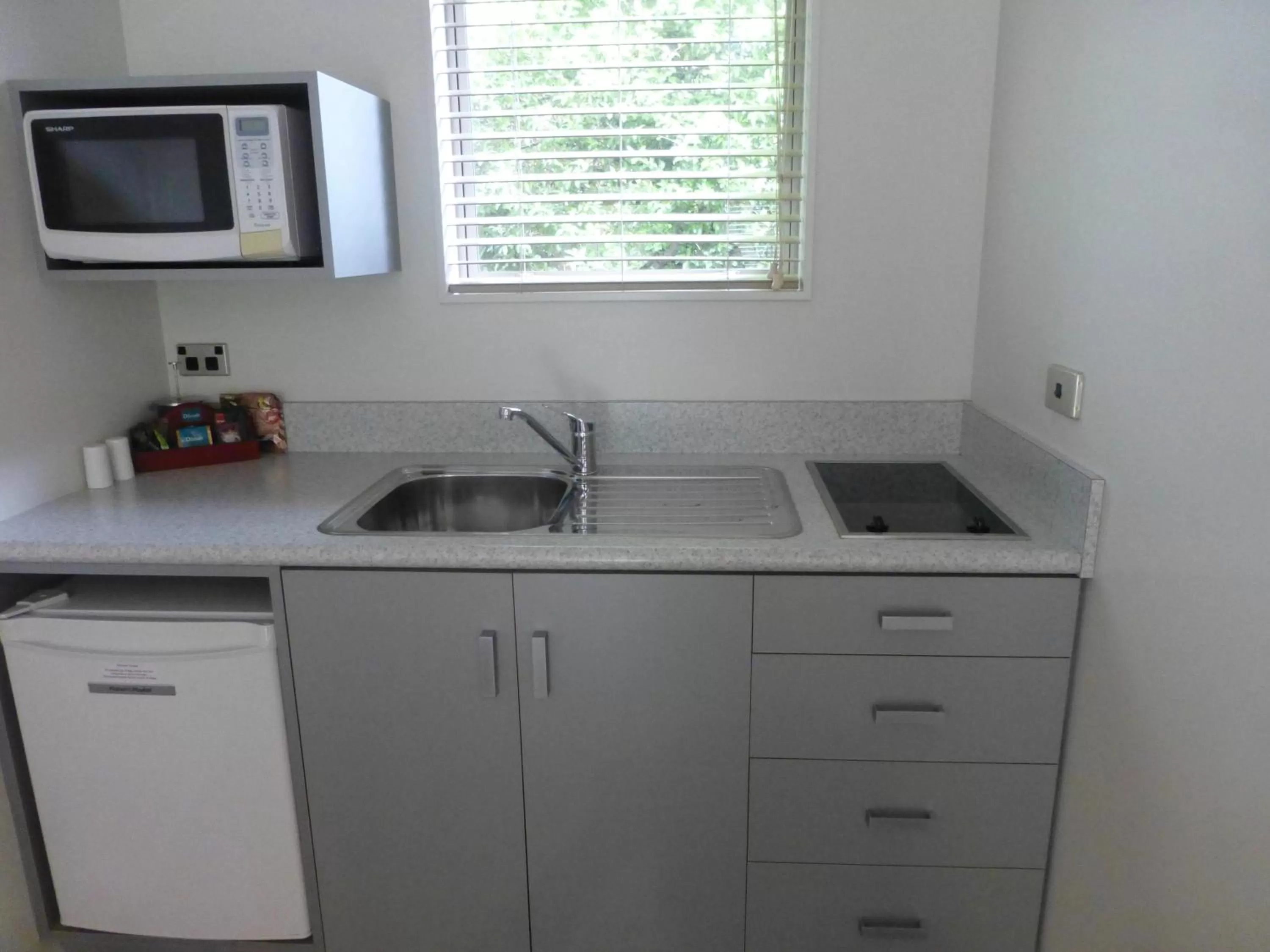 Kitchen or kitchenette in The Park Motel