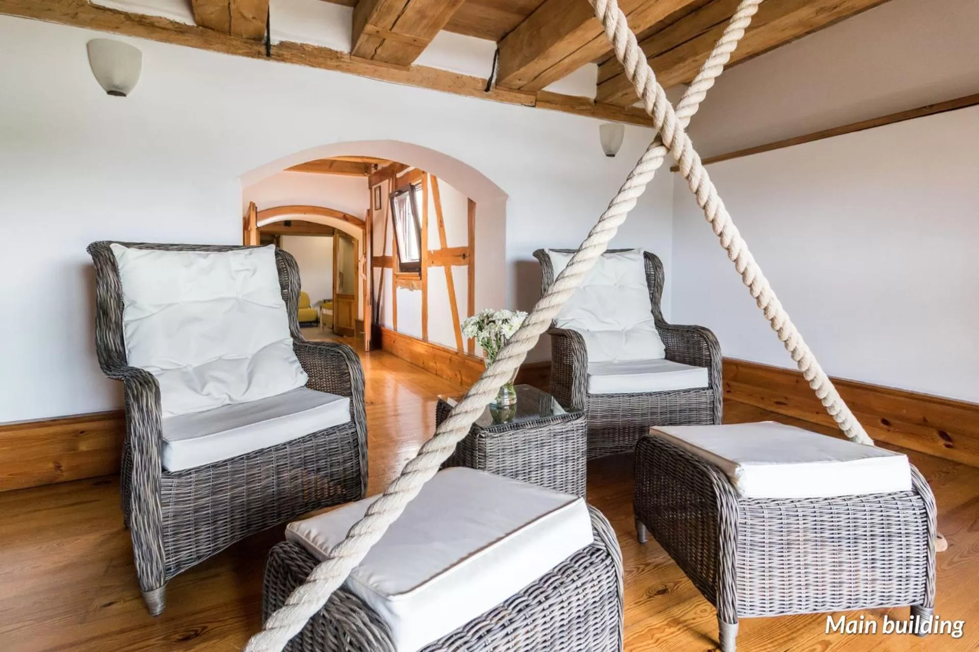 Seating area in Hotel Spichrz