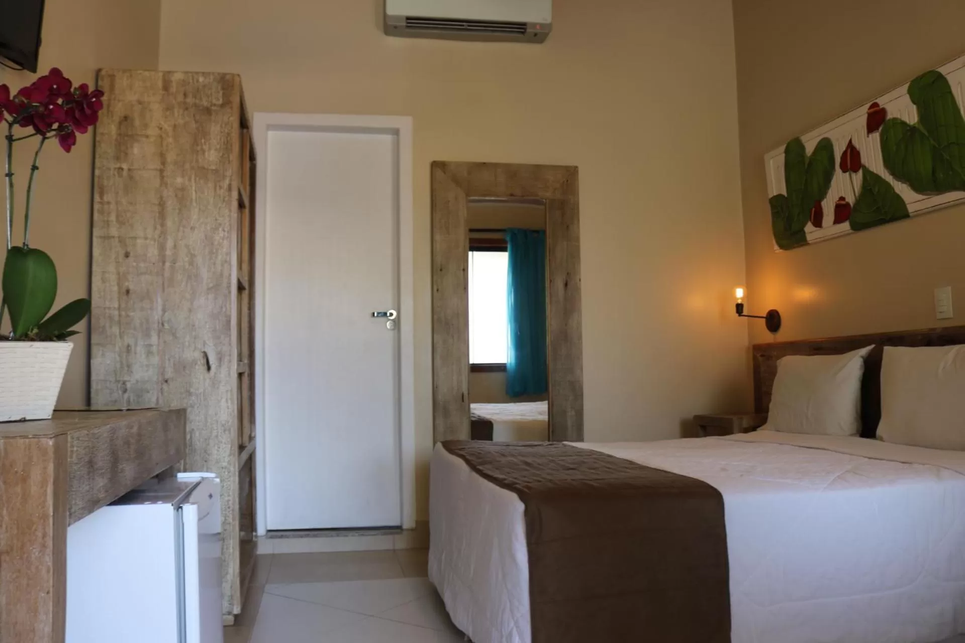 Bed in Hotel Don Quijote Búzios