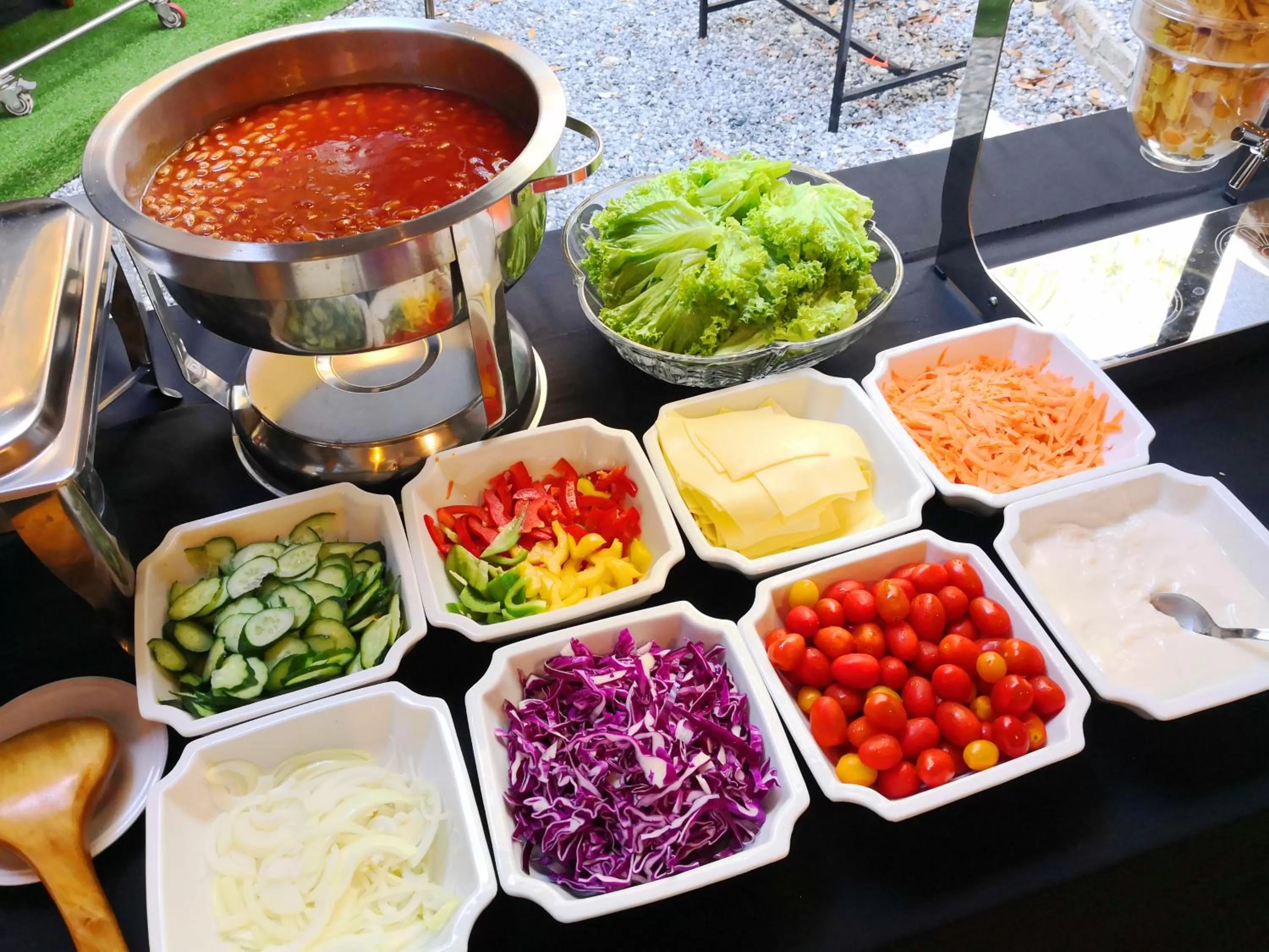 Buffet breakfast in A Rock Resort Langkawi - Coral Reefs