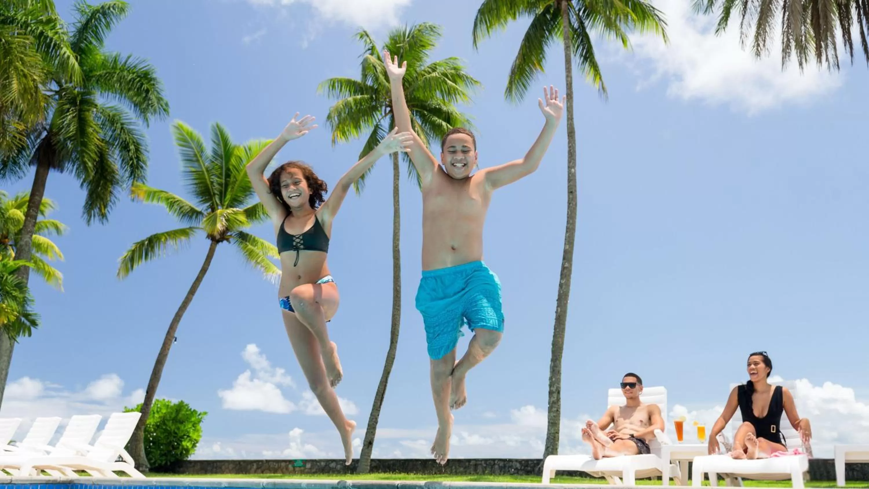 Swimming pool in Holiday Inn Suva by IHG
