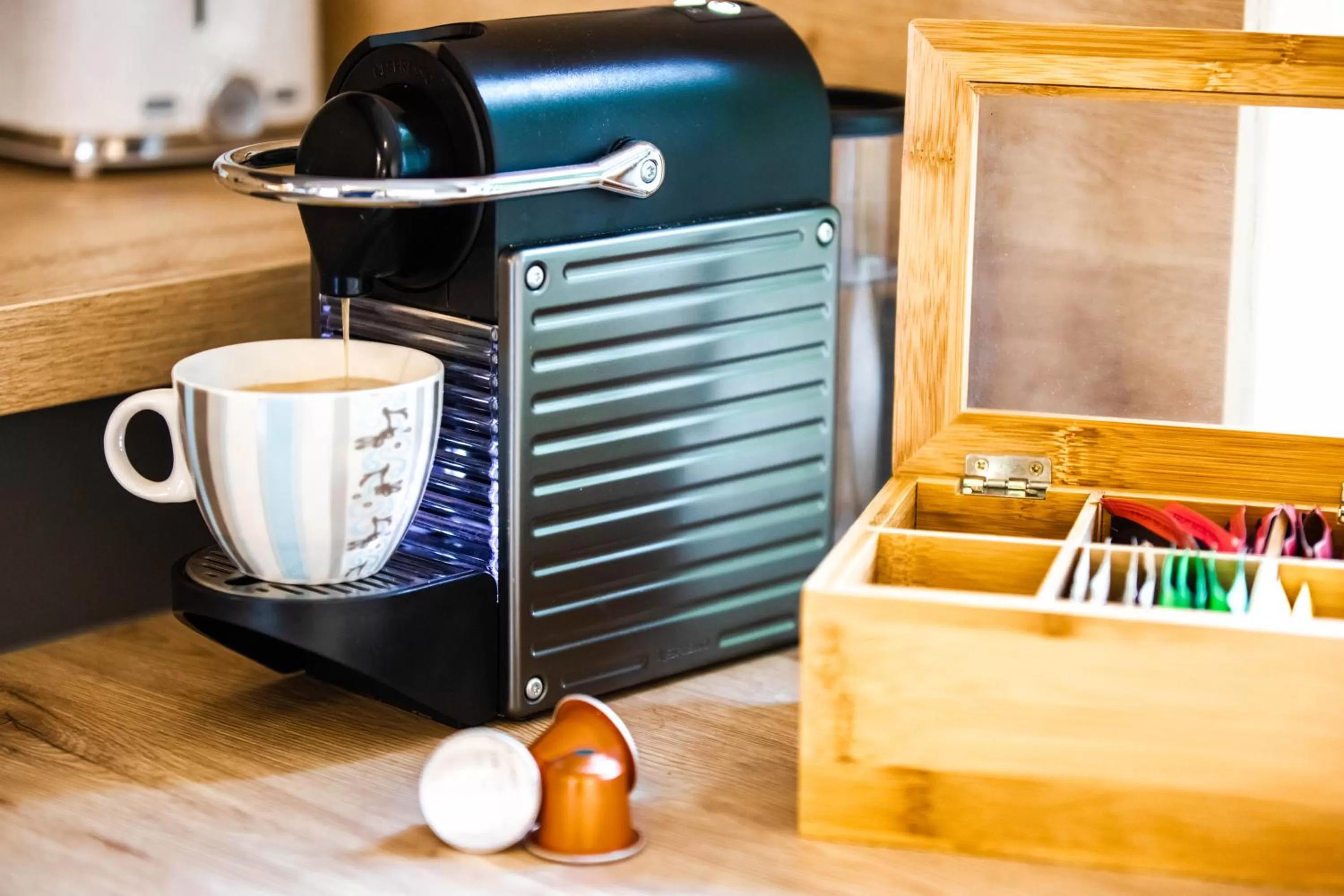 Coffee/tea facilities in Arbio I Cozy Apartments Augsburg-Lechhausen