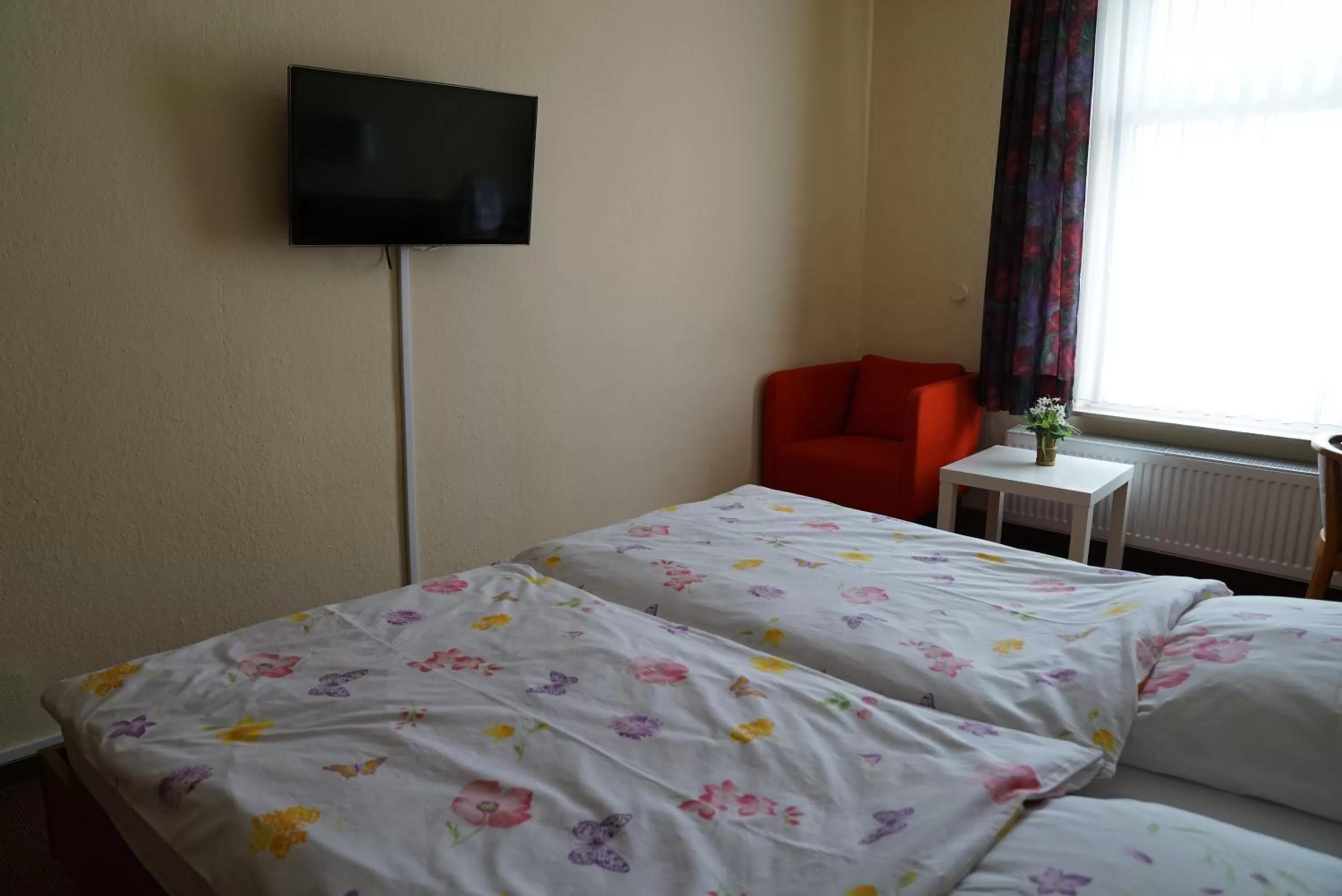 Bed in Hotel zum Grafen Hallermunt