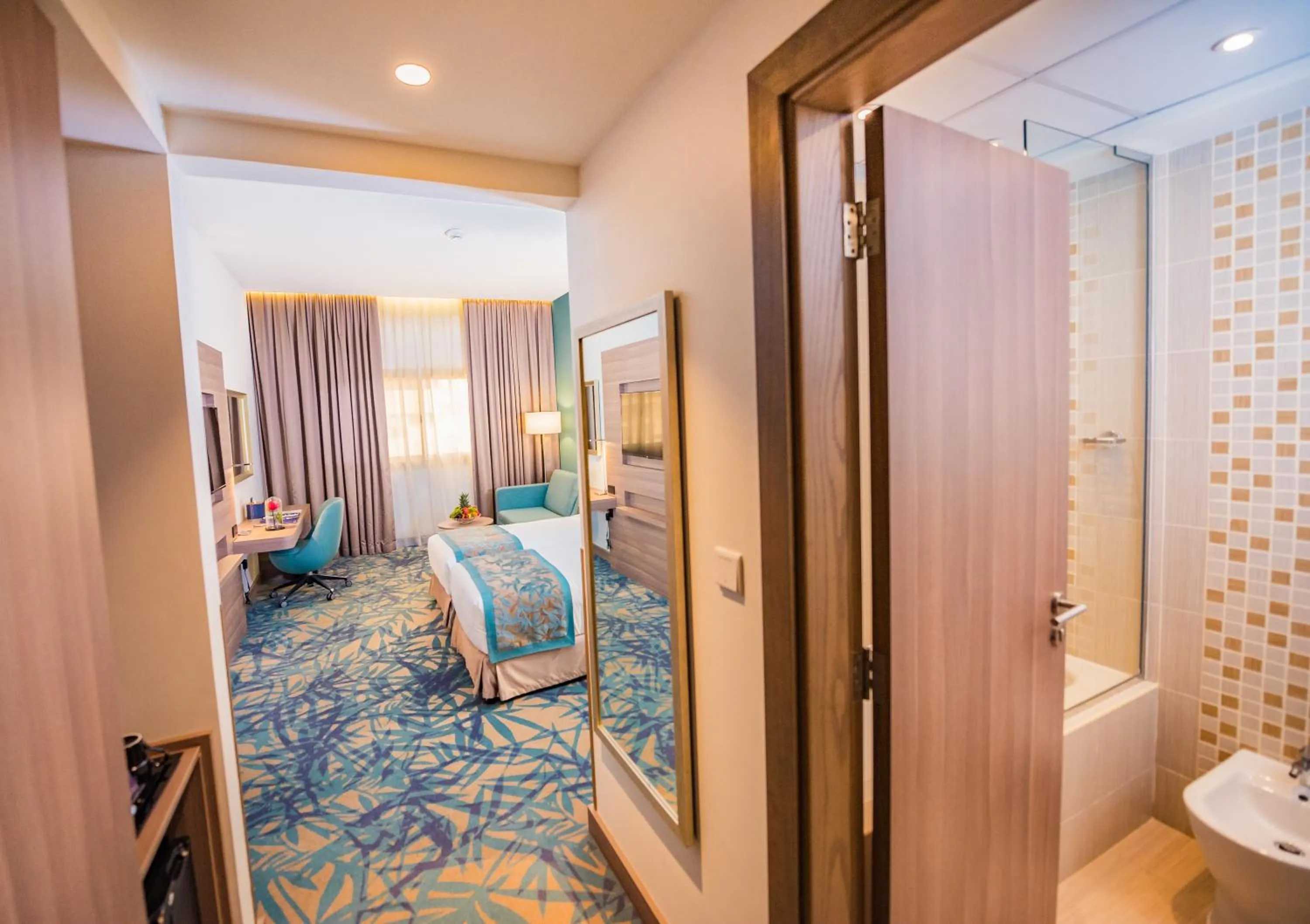 Photo of the whole room, Bed in MENA Plaza Hotel Albarsha At The Mall