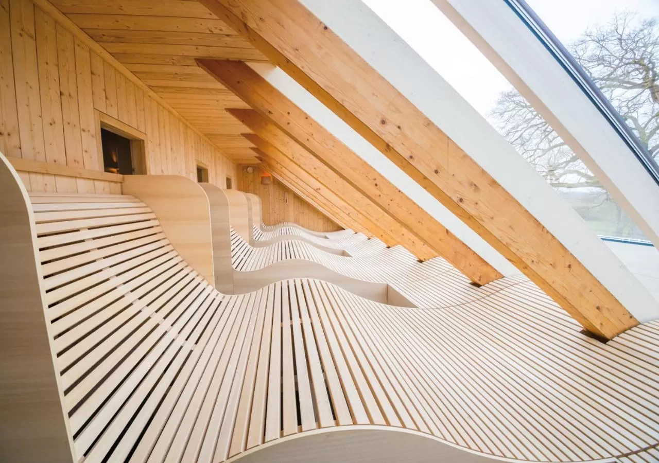 Sauna in Hotel am Haslinger Hof