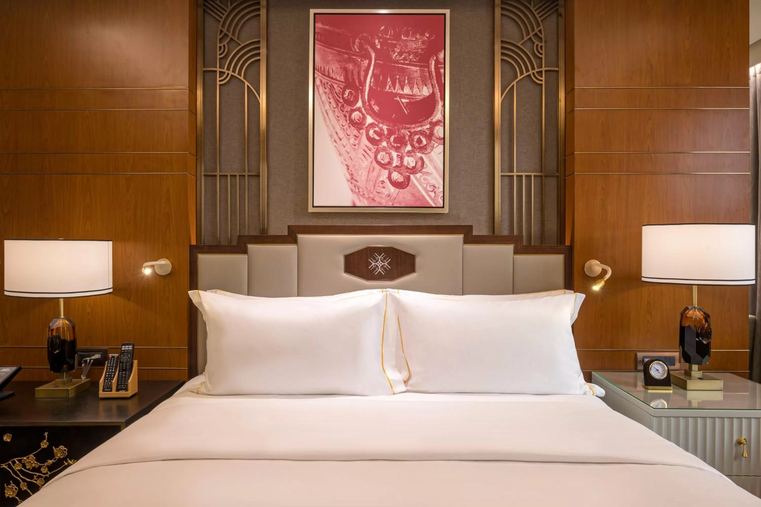 Bed in Admiral Hotel Manila - MGallery Collection