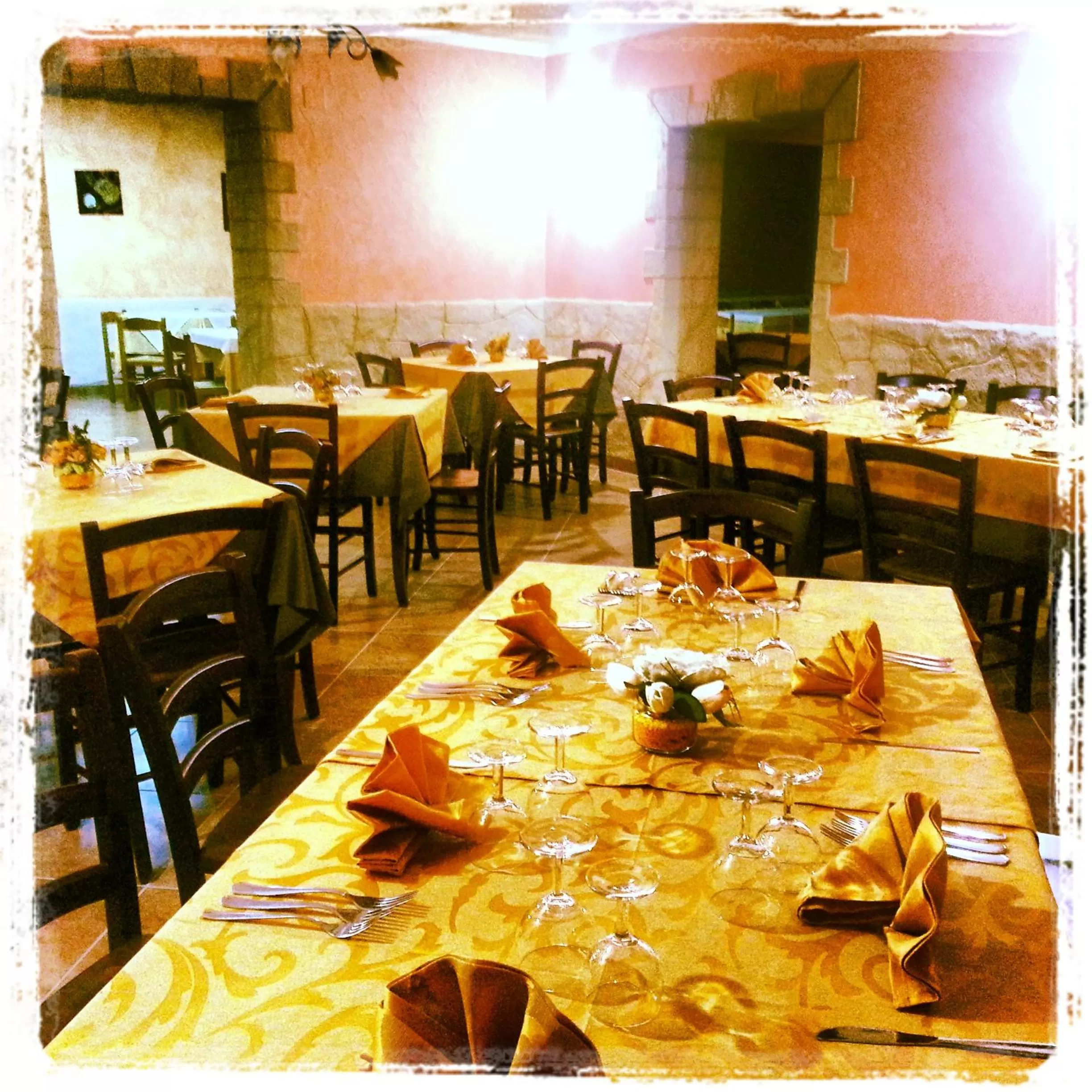 Restaurant/places to eat in B&B La Vigna