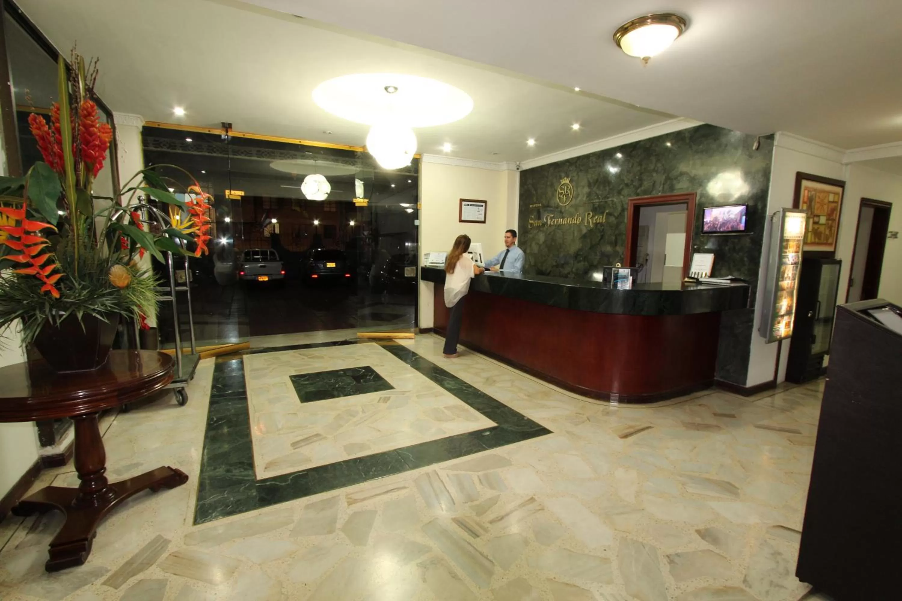 Lobby or reception in Hotel San Fernando Real