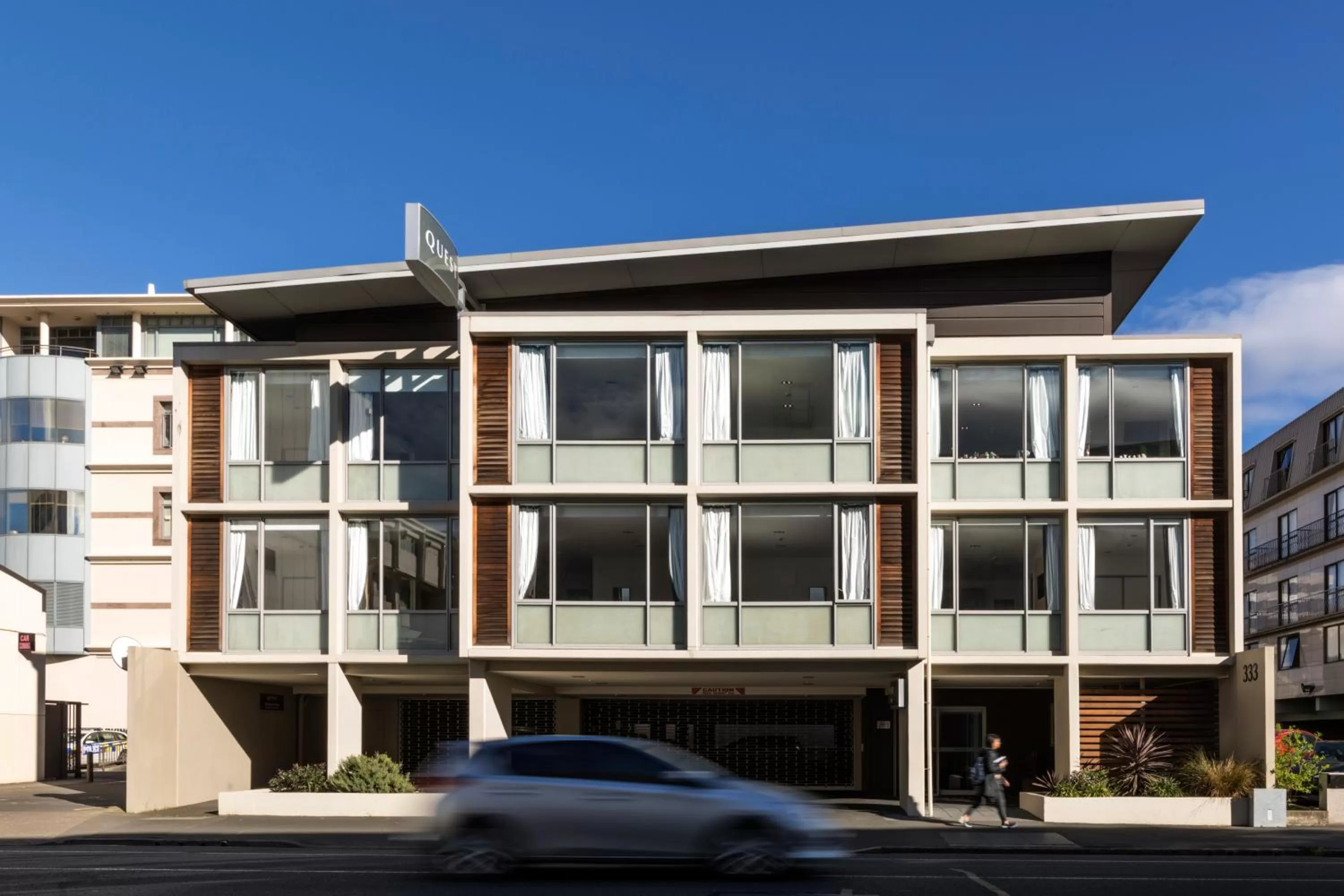 Facade/entrance in Quest Dunedin Serviced Apartments