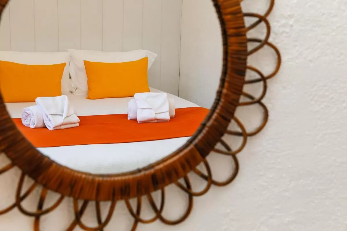 Bed in Hôtel Les Liserons de Mougins