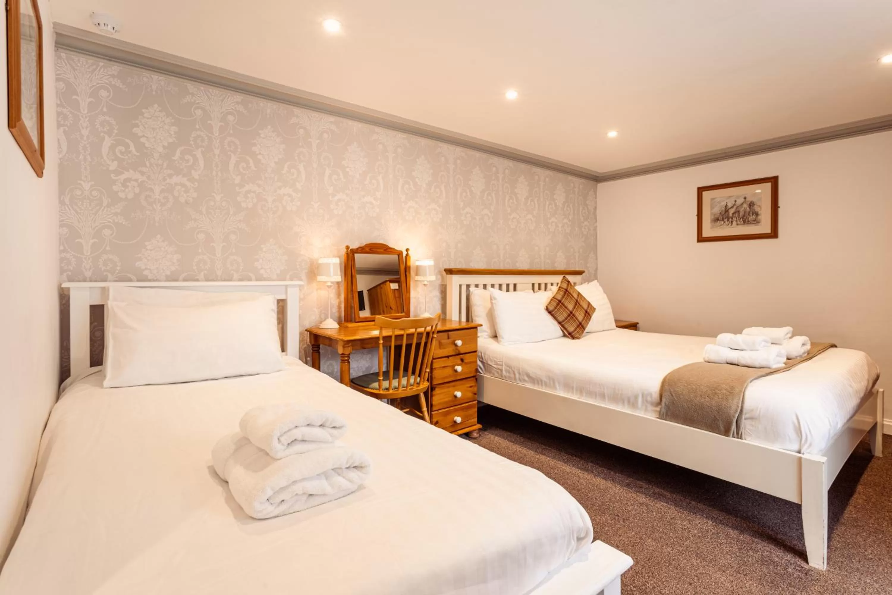 Bed in Manor House Hotel Holy Island