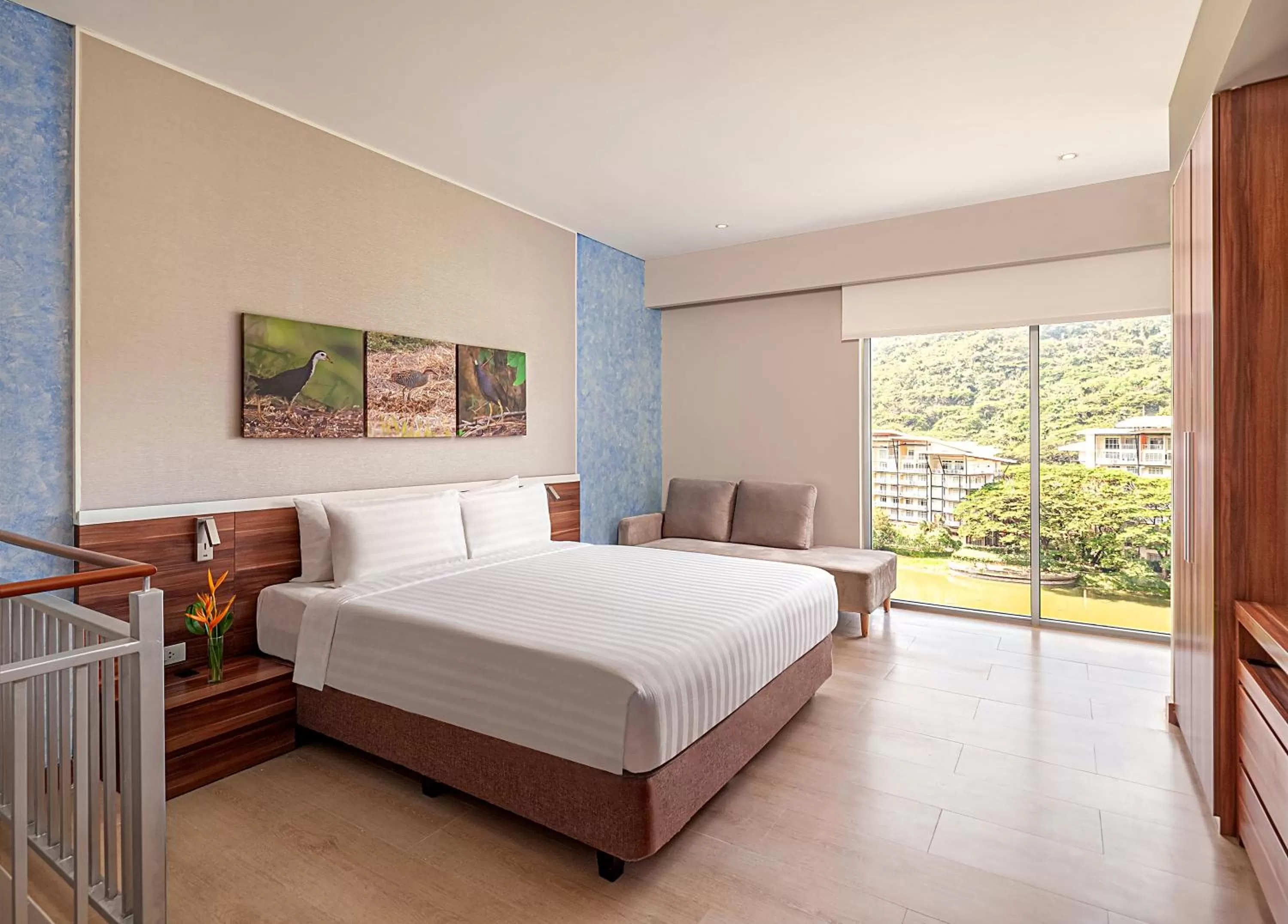 Bed in Pico Sands Hotel