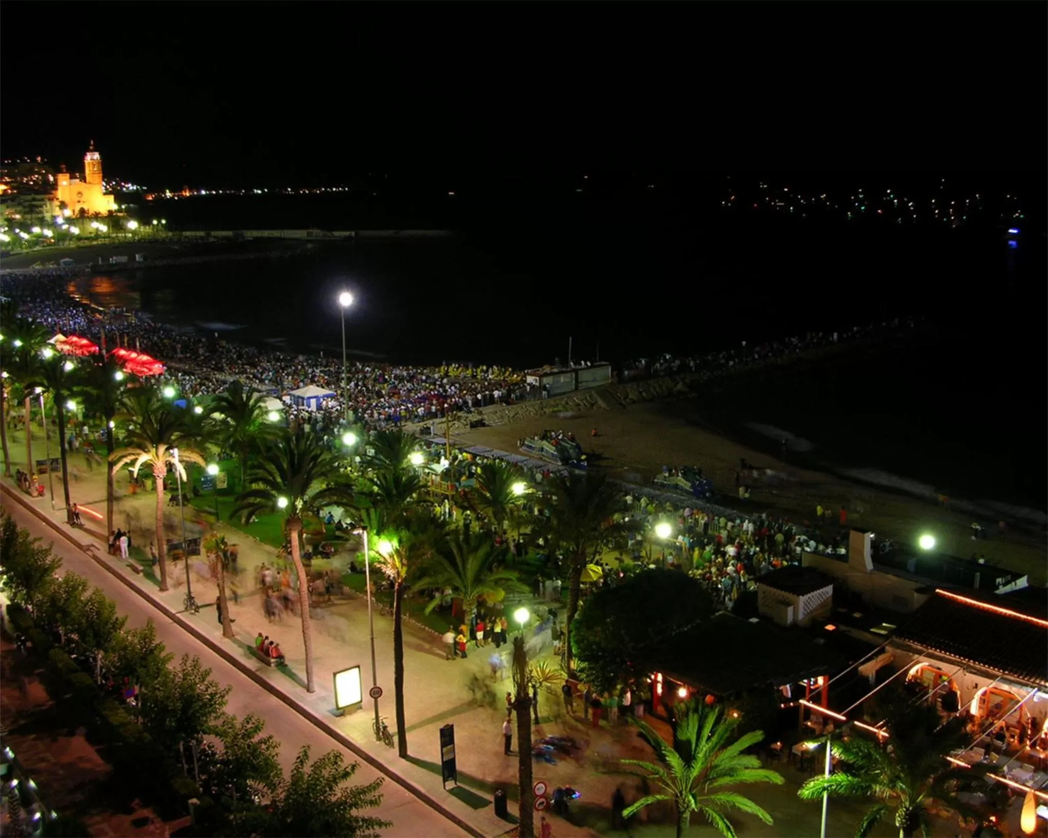 Bird's eye view in Mediterraneo Sitges