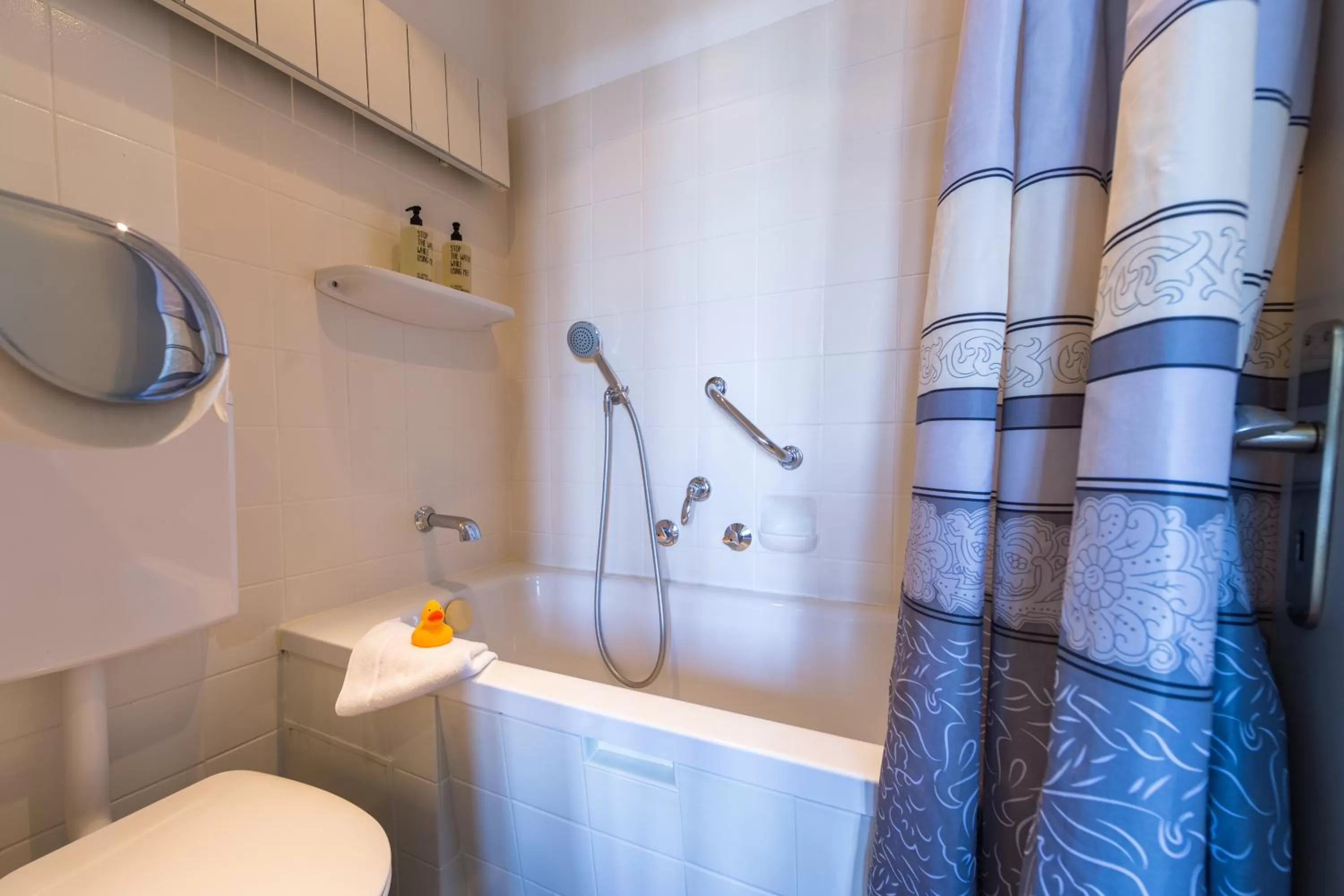 Toilet in Historik Hotel Goldener Hirsch Rothenburg