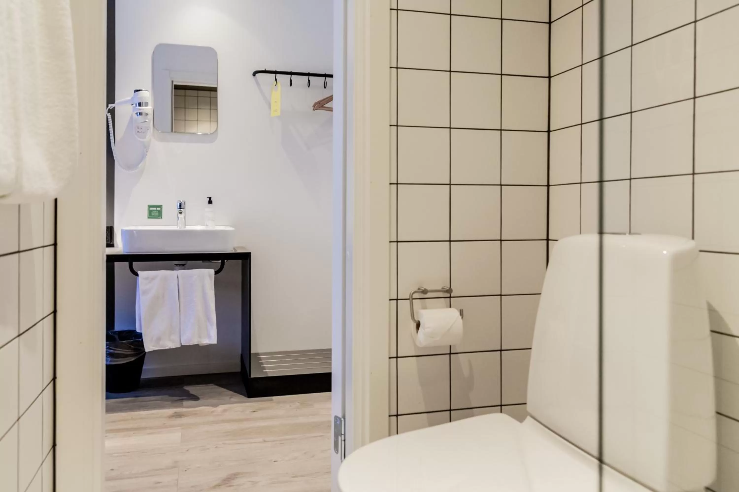 Bathroom in First Hotel Stockholm North