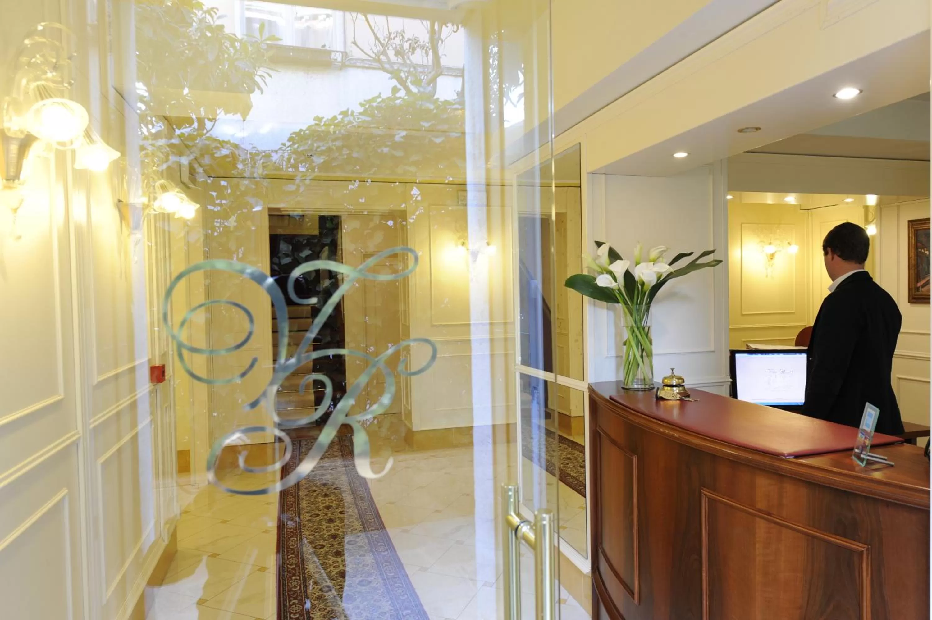 Lobby or reception in Hotel Villa Rosa