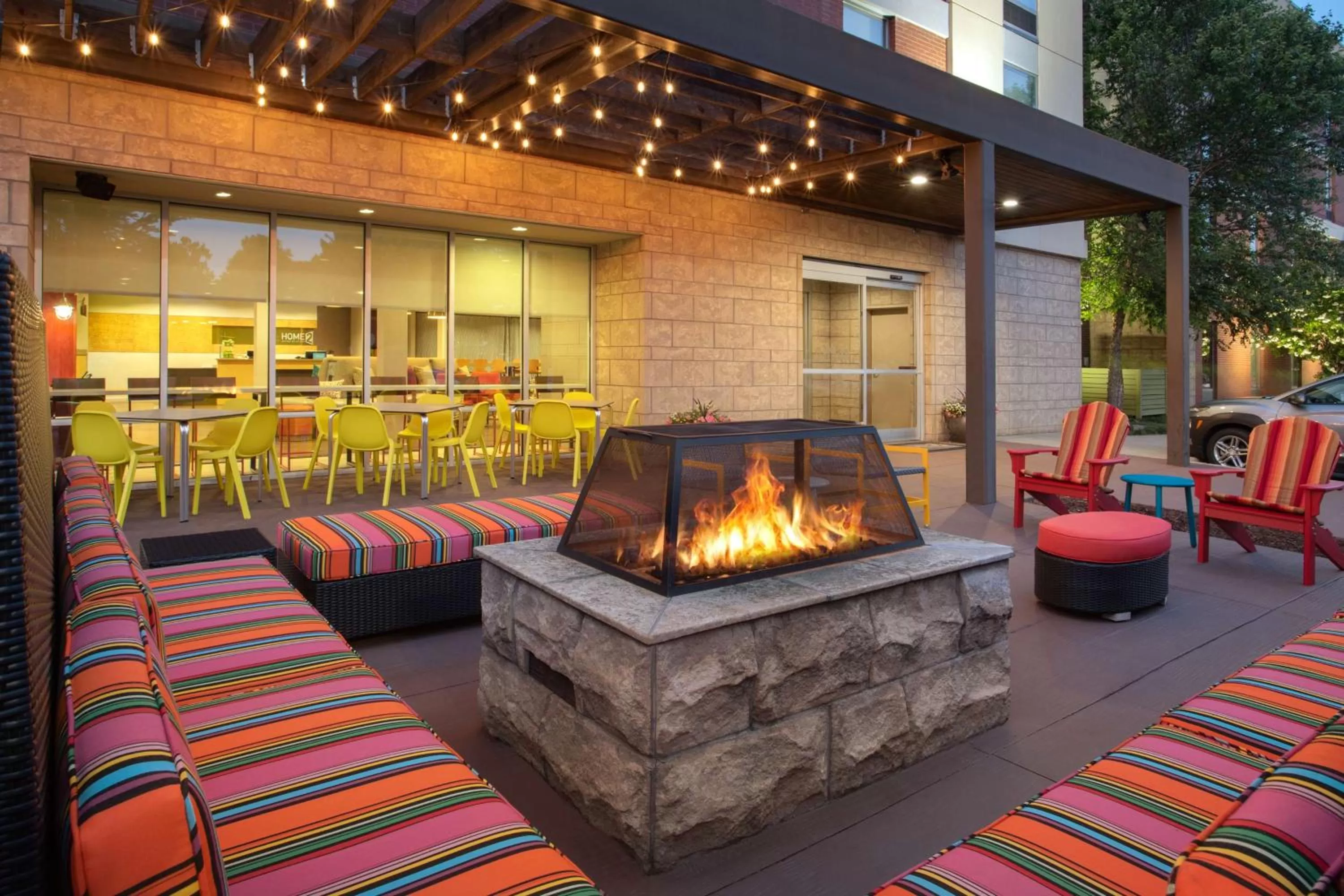 Patio in Home2 Suites Charlotte I-77 South