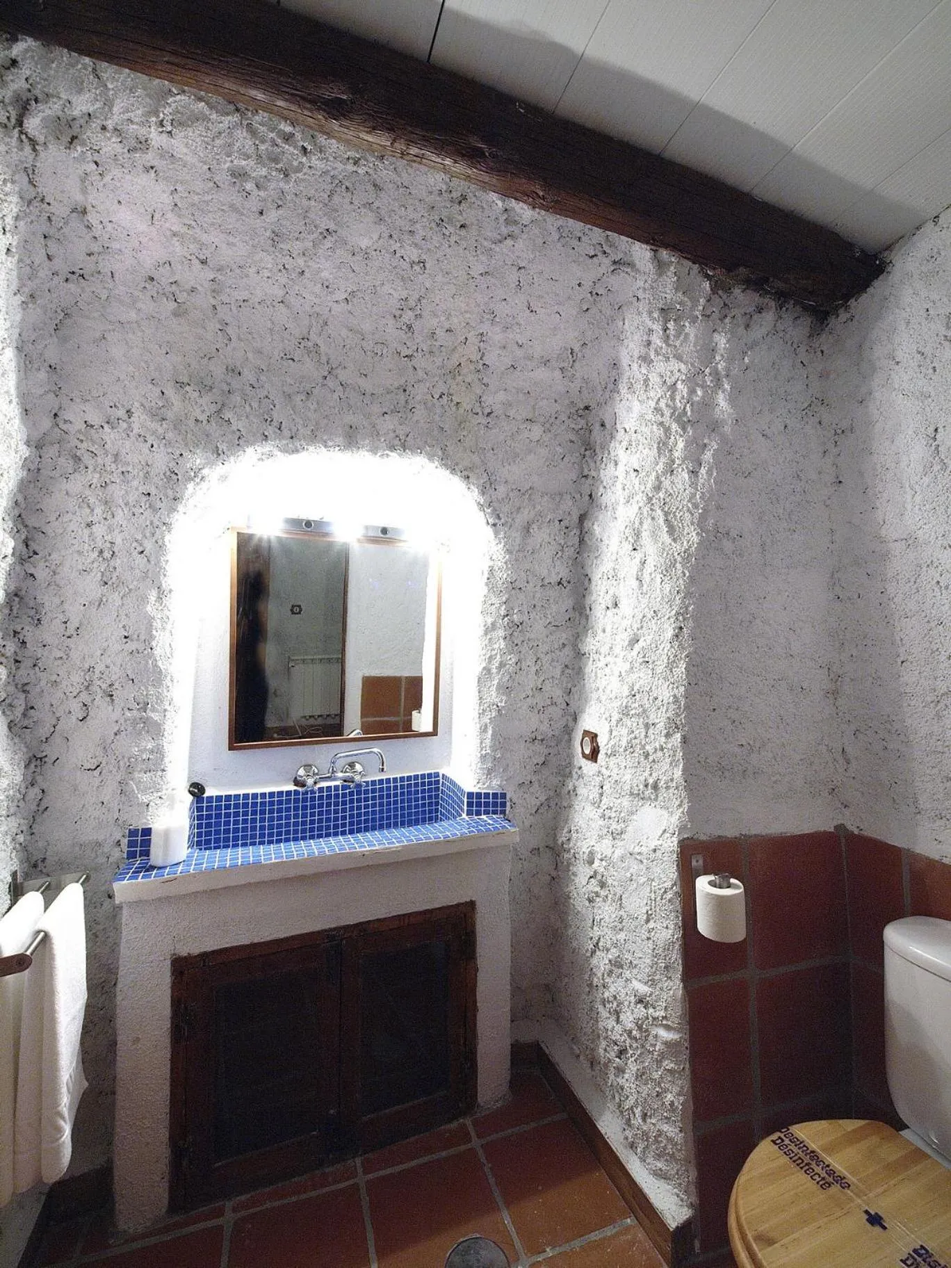Bathroom in Casas Cueva y Cortijo La Tala en Guadix