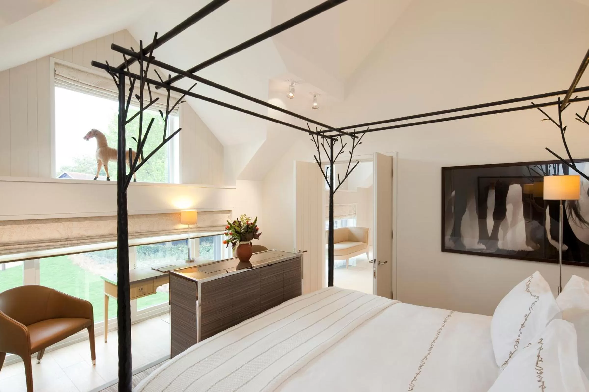 Bed in Coworth Park - Dorchester Collection