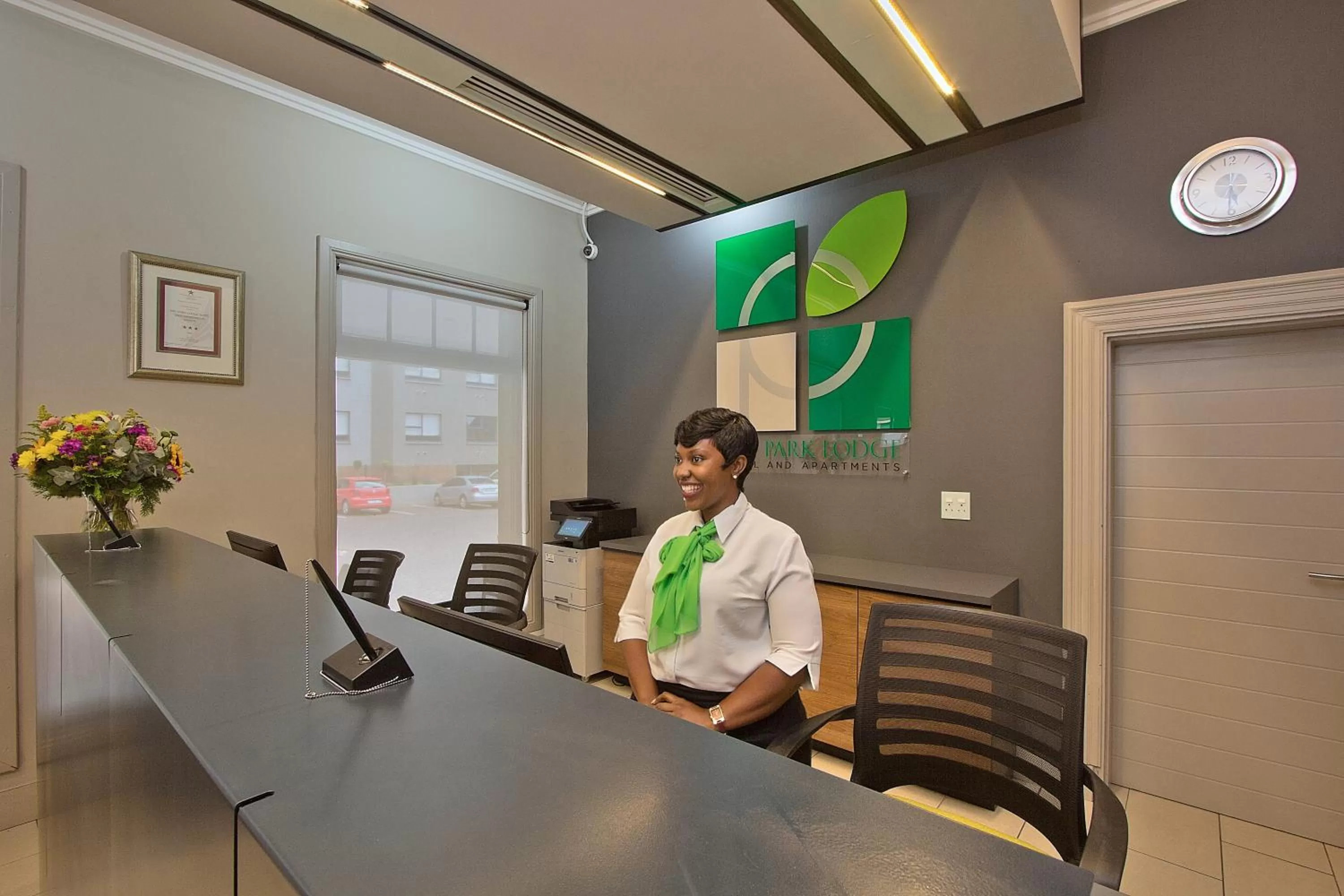 Lobby or reception in The Park Lodge Hotel