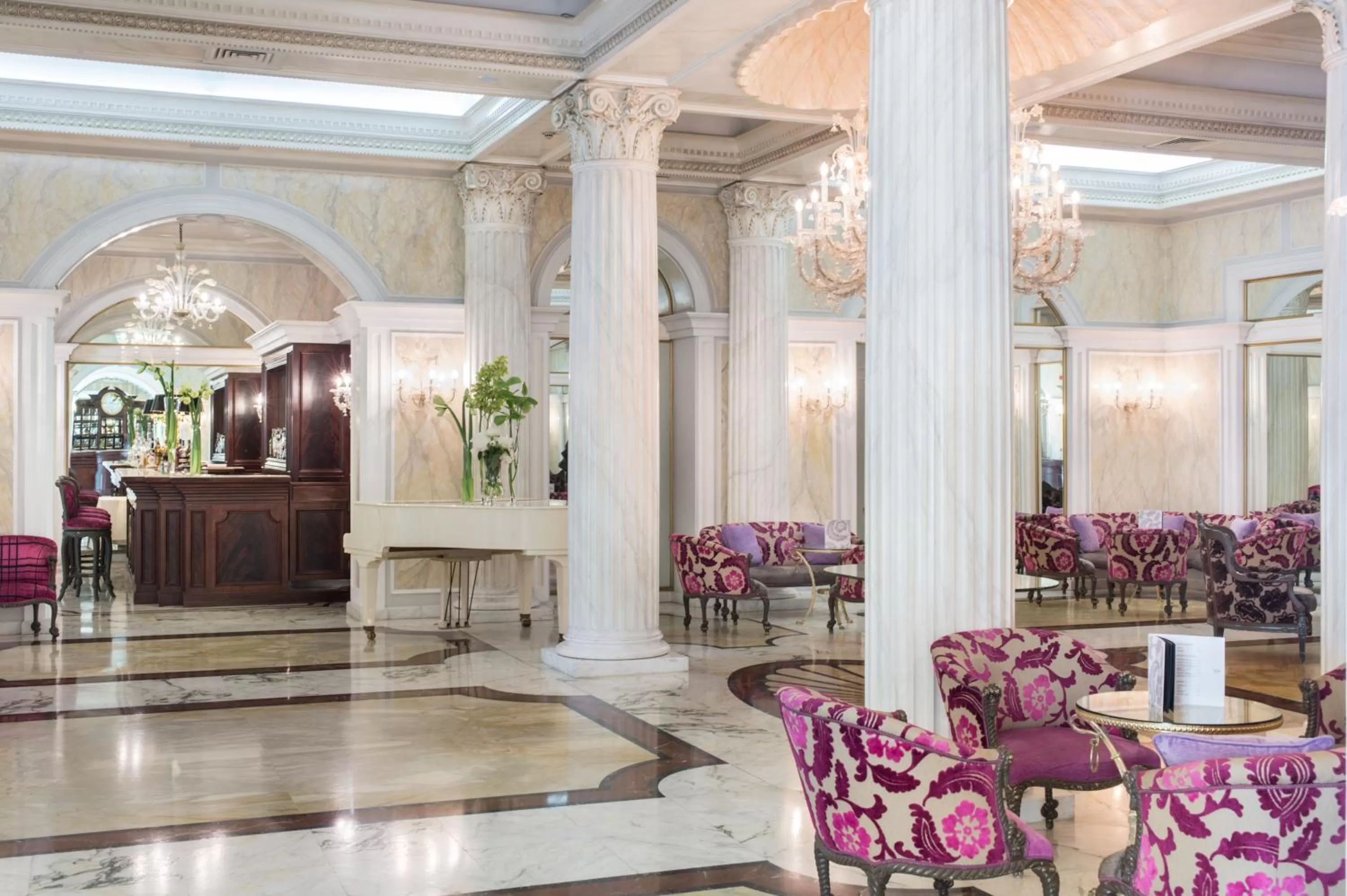 Lobby or reception in Grand Hotel Des Bains