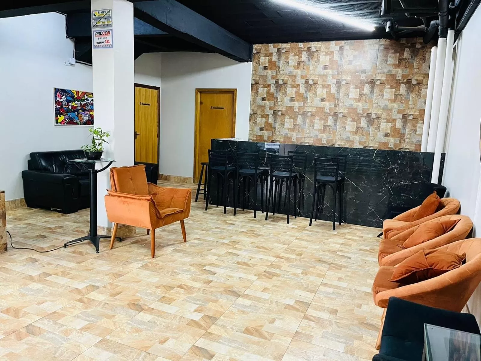 Lobby or reception in Riacho Hotel