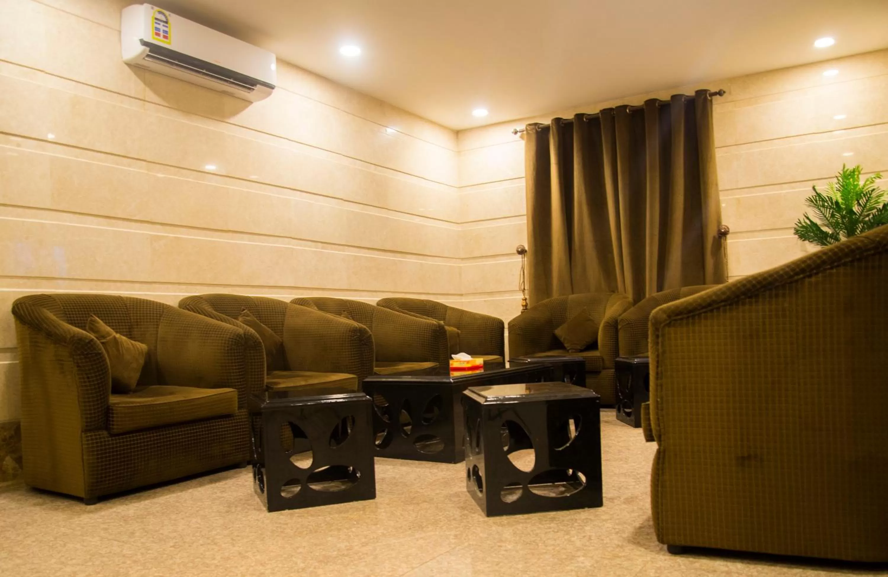 Facade/entrance, Seating Area in Shams Suites Furnished Units