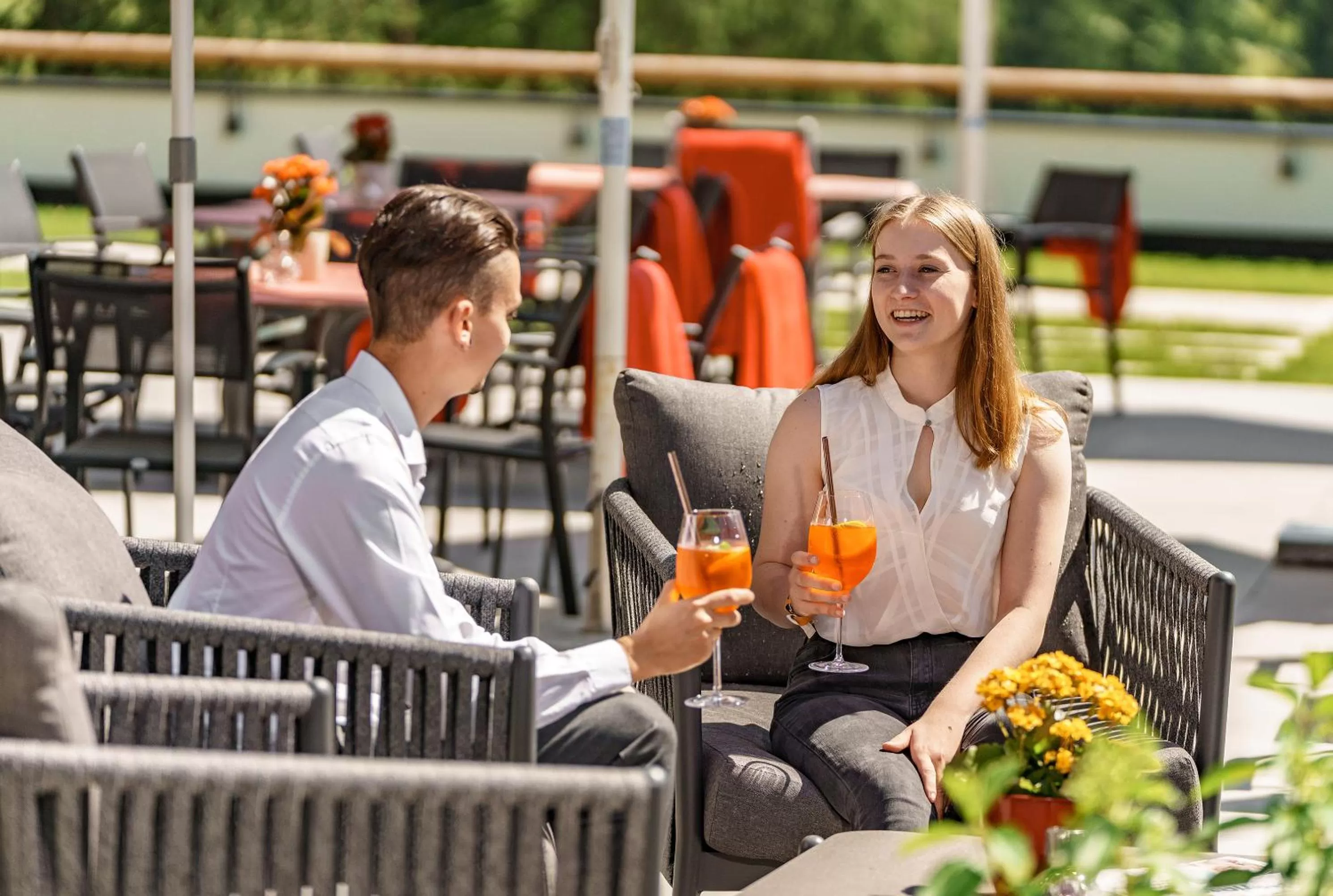 Garden in Naturhotel Lärchenhof